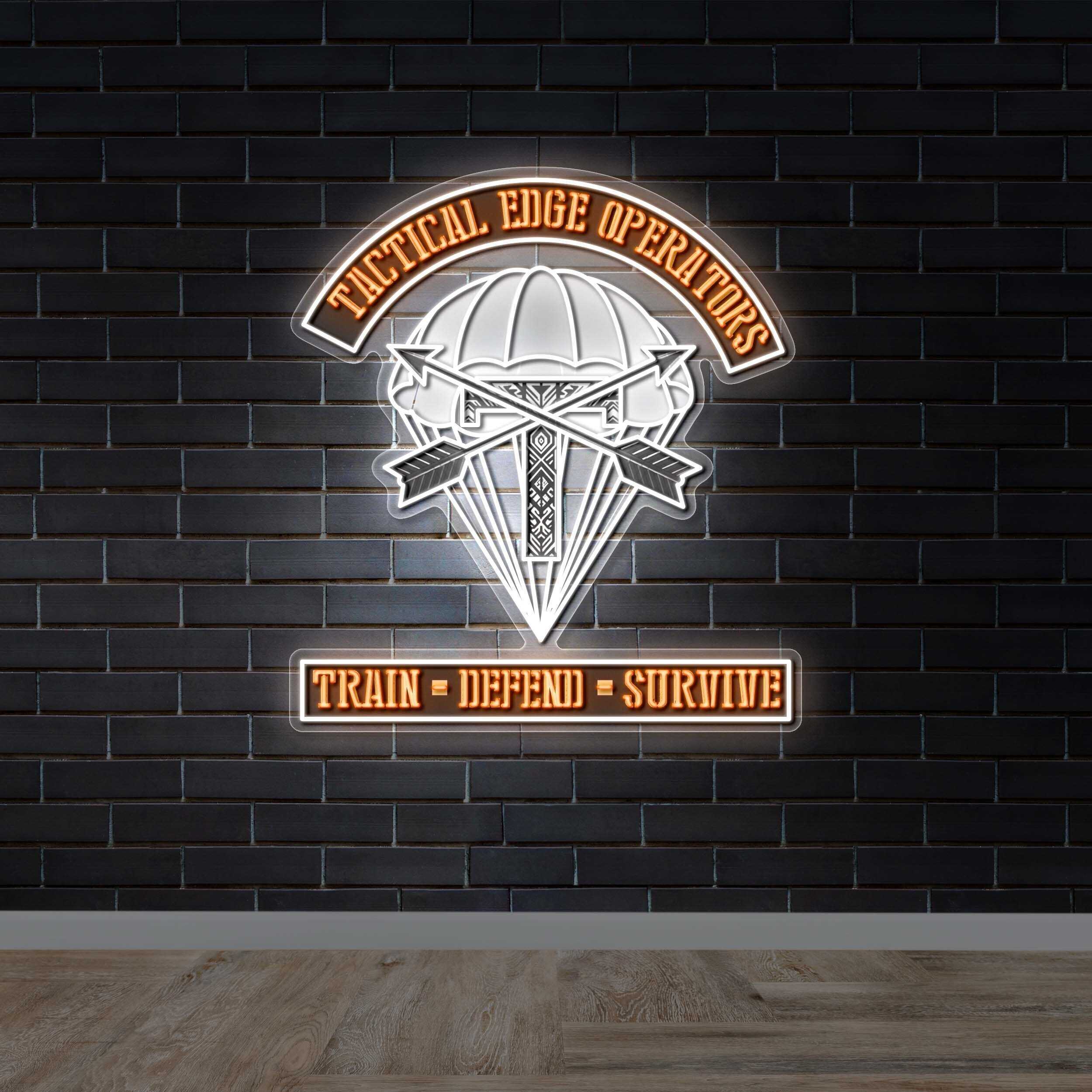 Tactical Edge Operators - Premium Neon Artwork