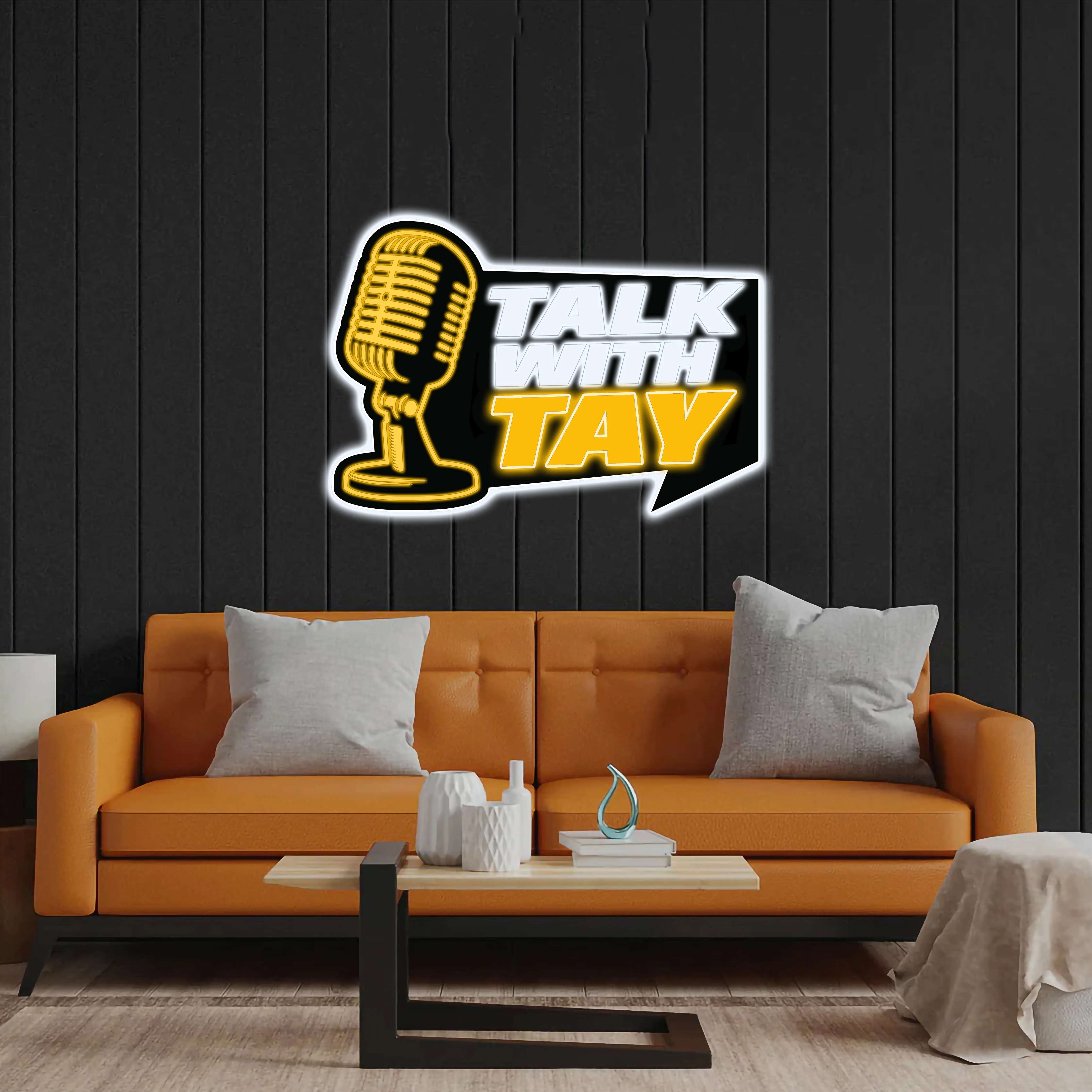 Talk With Tay - Premium Neon Artwork