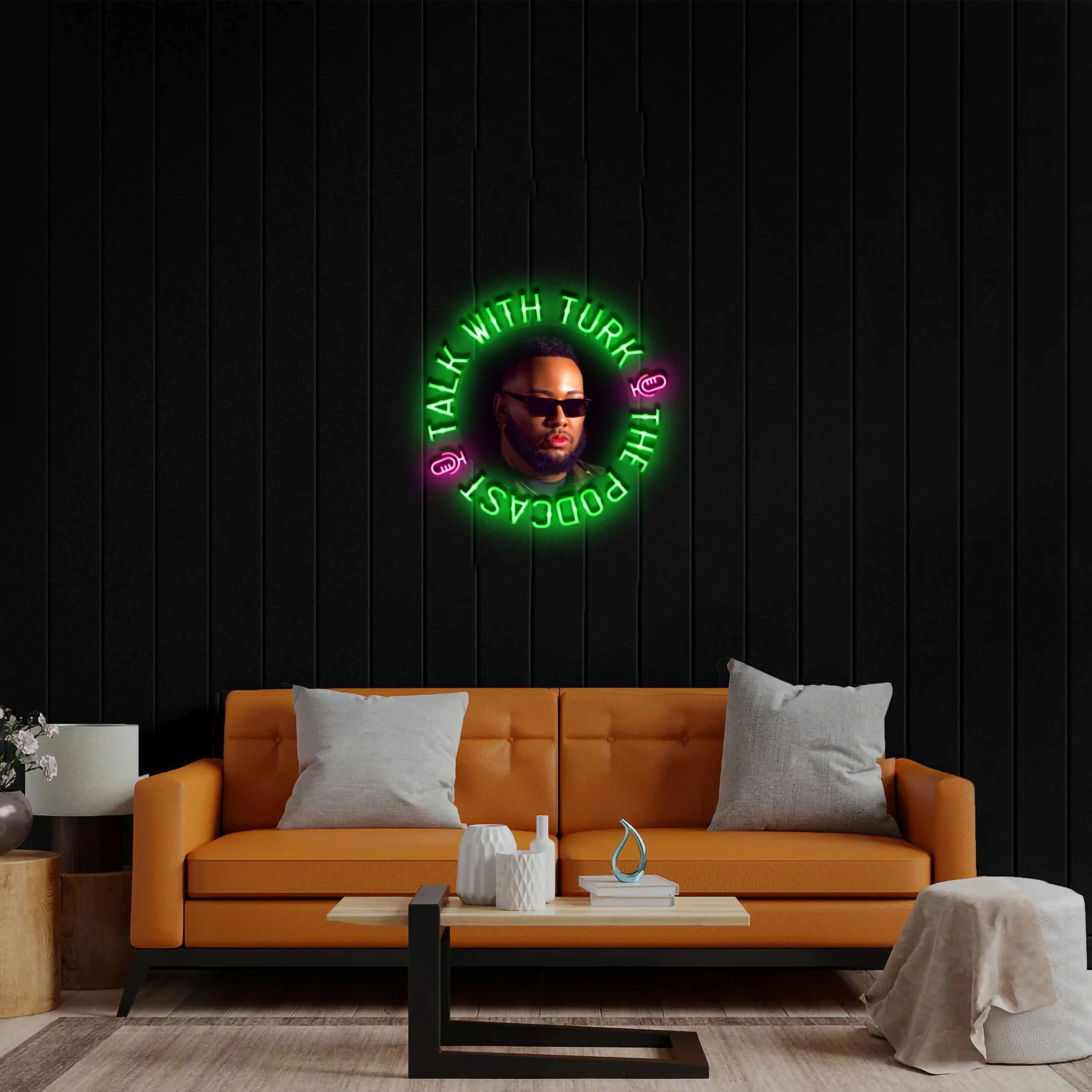 Talk With Turk - Premium Neon Artwork