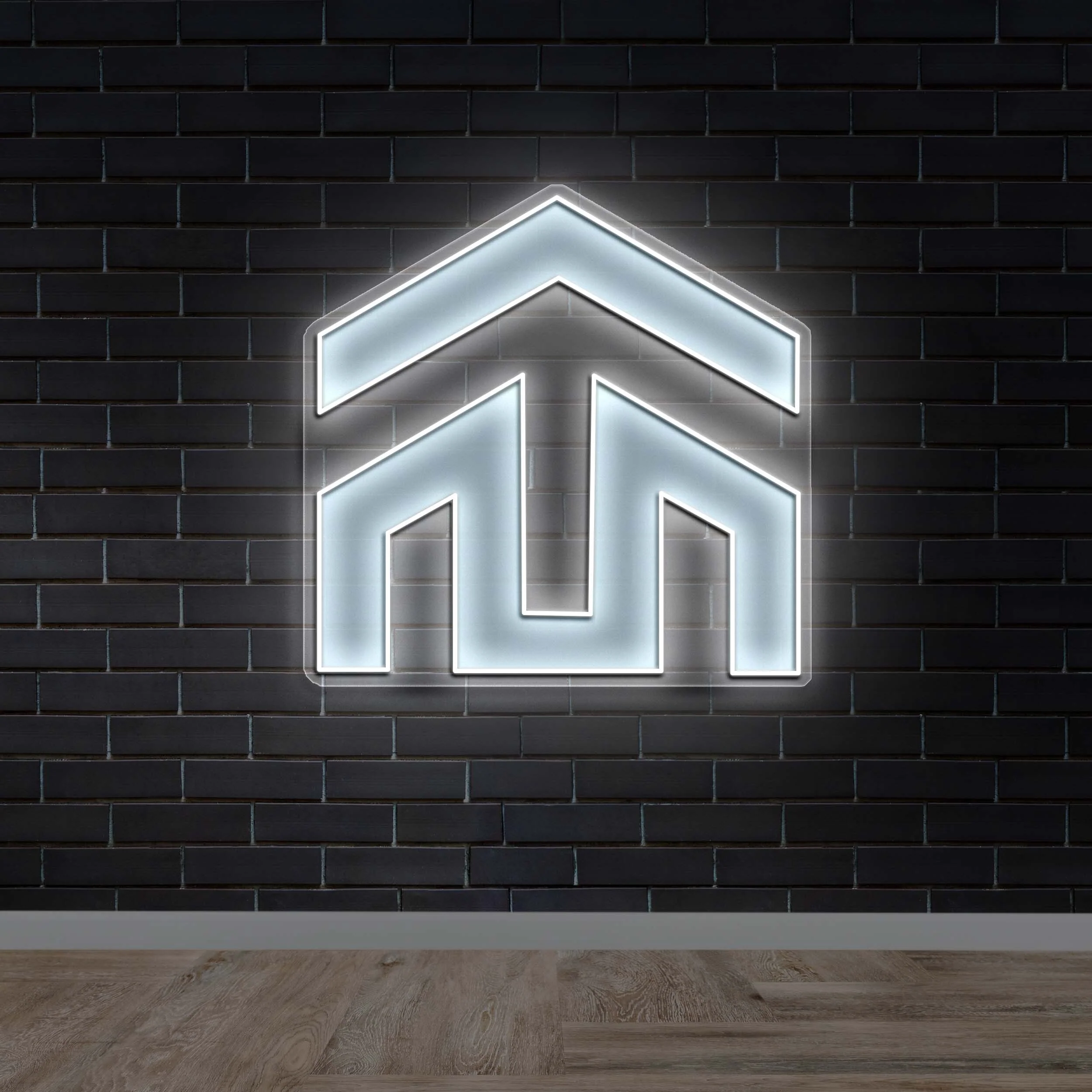 Tanner Materials logo - Premium Neon Artwork