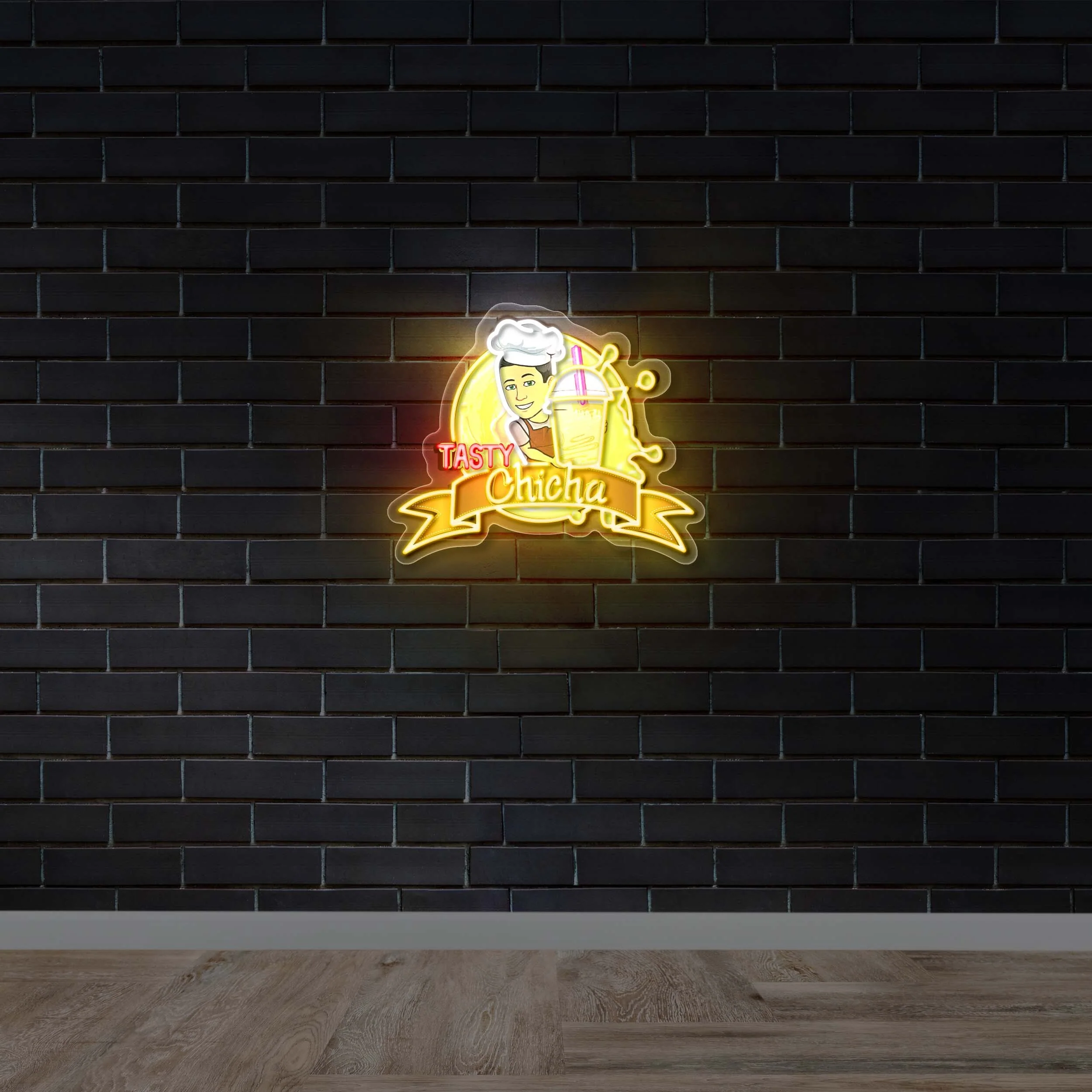 TASTY CHICHA - Premium Neon Artwork