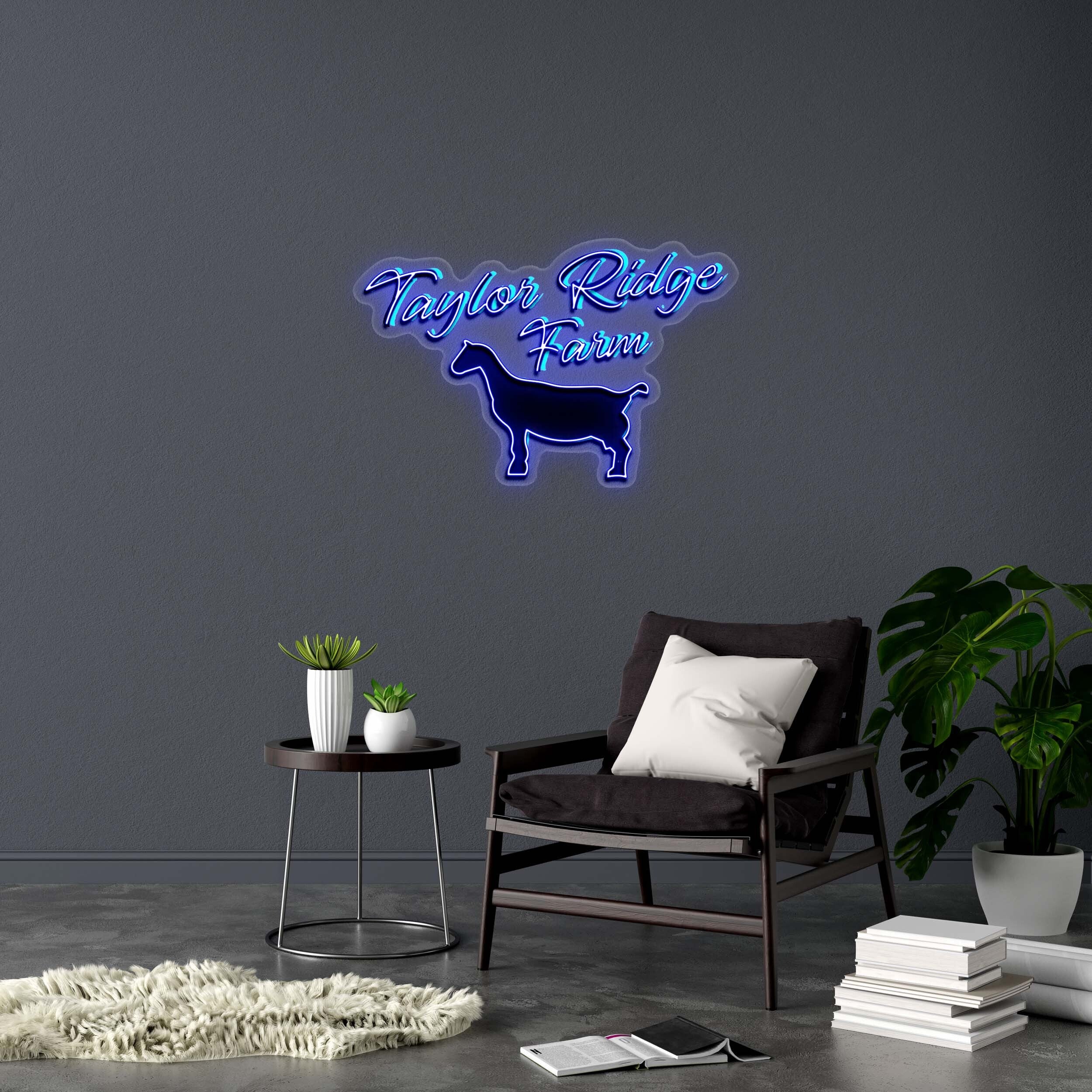 Taylor Ridge Farm - Premium Neon Artwork