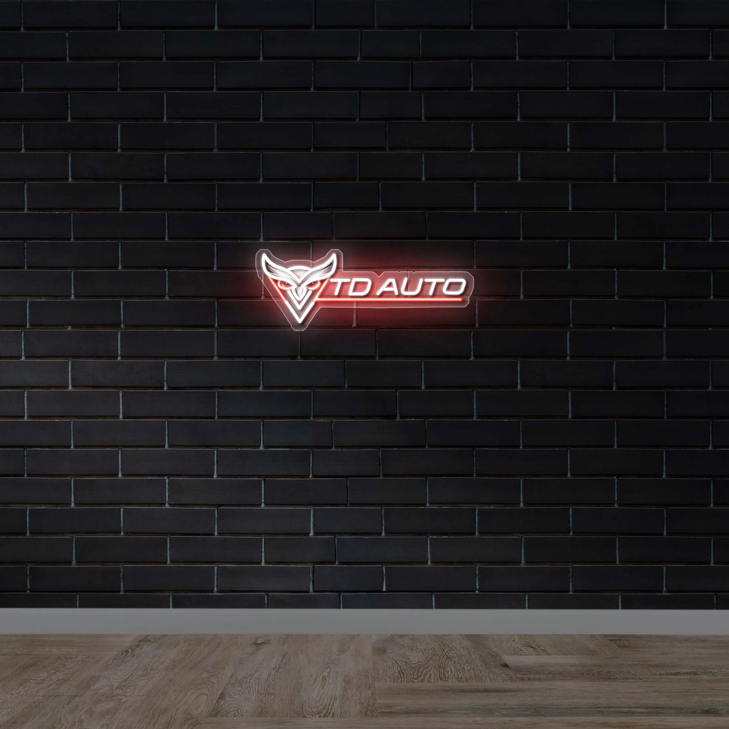 TD AUTO - Premium Neon Artwork