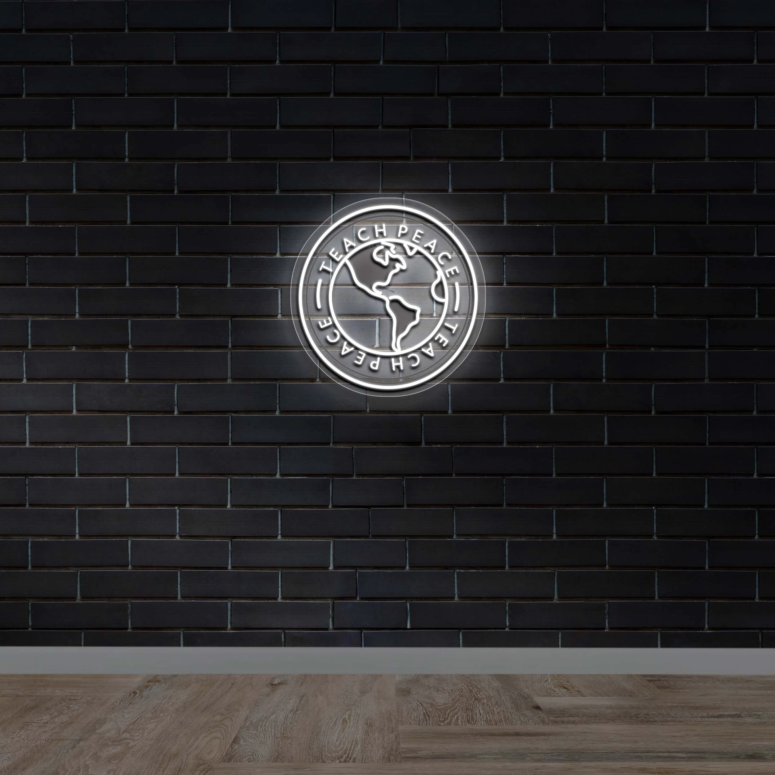 Teach Peace - Premium Neon Artwork
