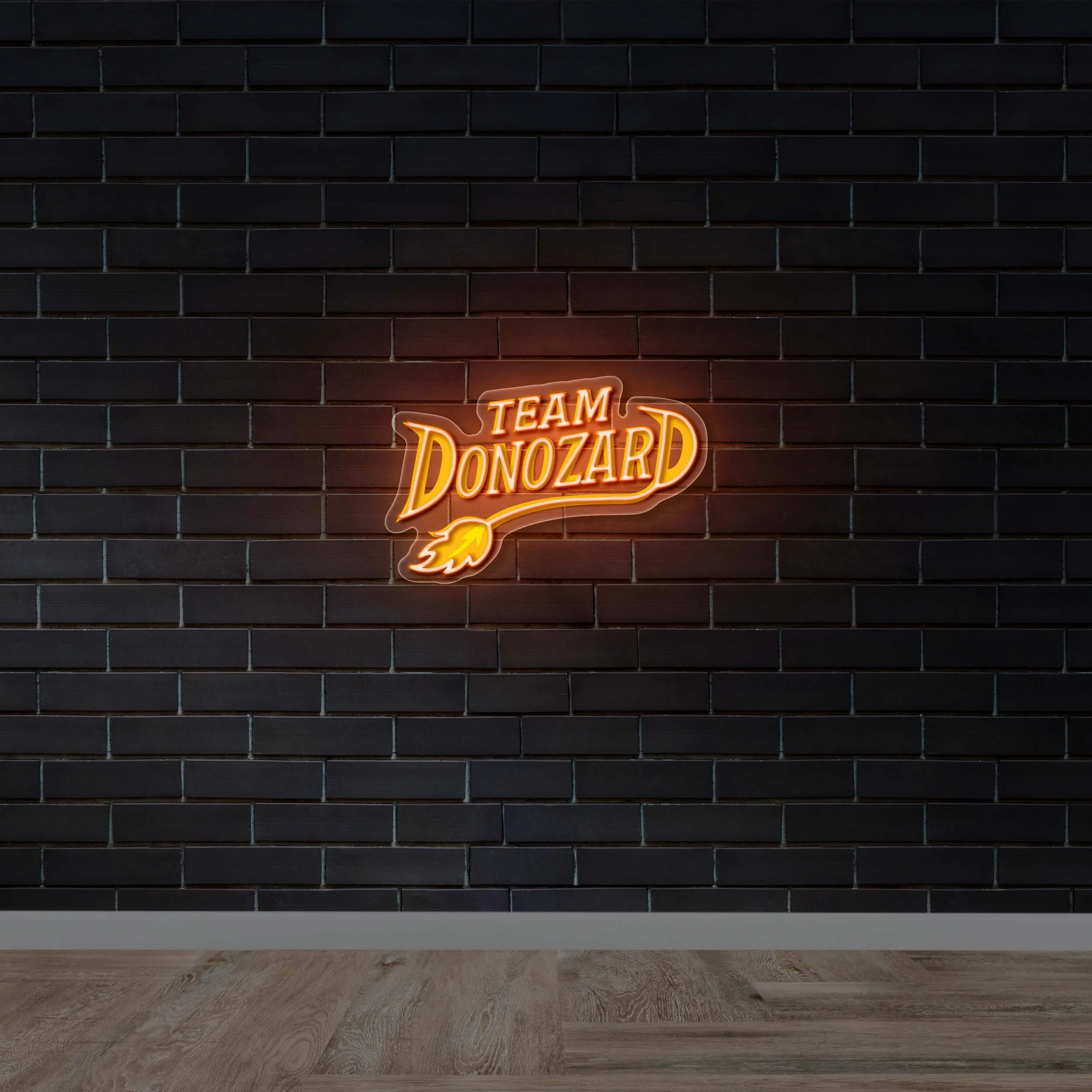 TEAM DONOZARD - Premium Neon Artwork