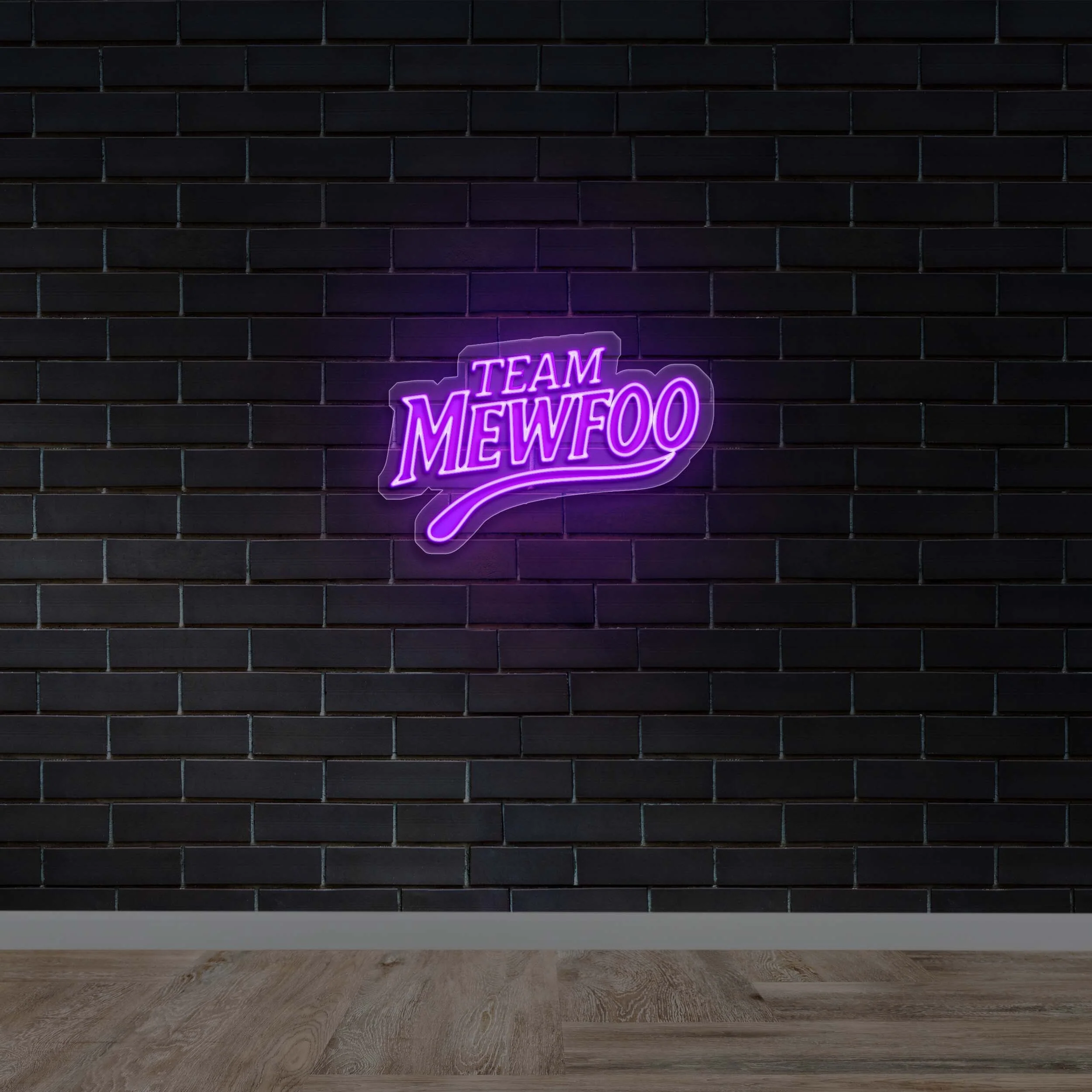 Team Mewfoo - Premium Neon Artwork