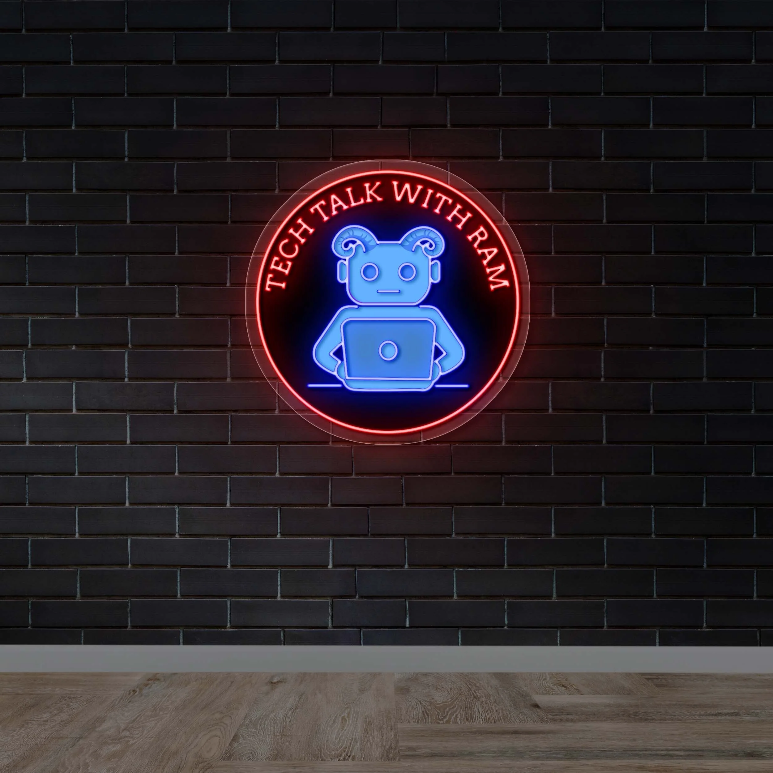 TECH TALK WITH RAM | 2nd Version - Premium Neon Artwork