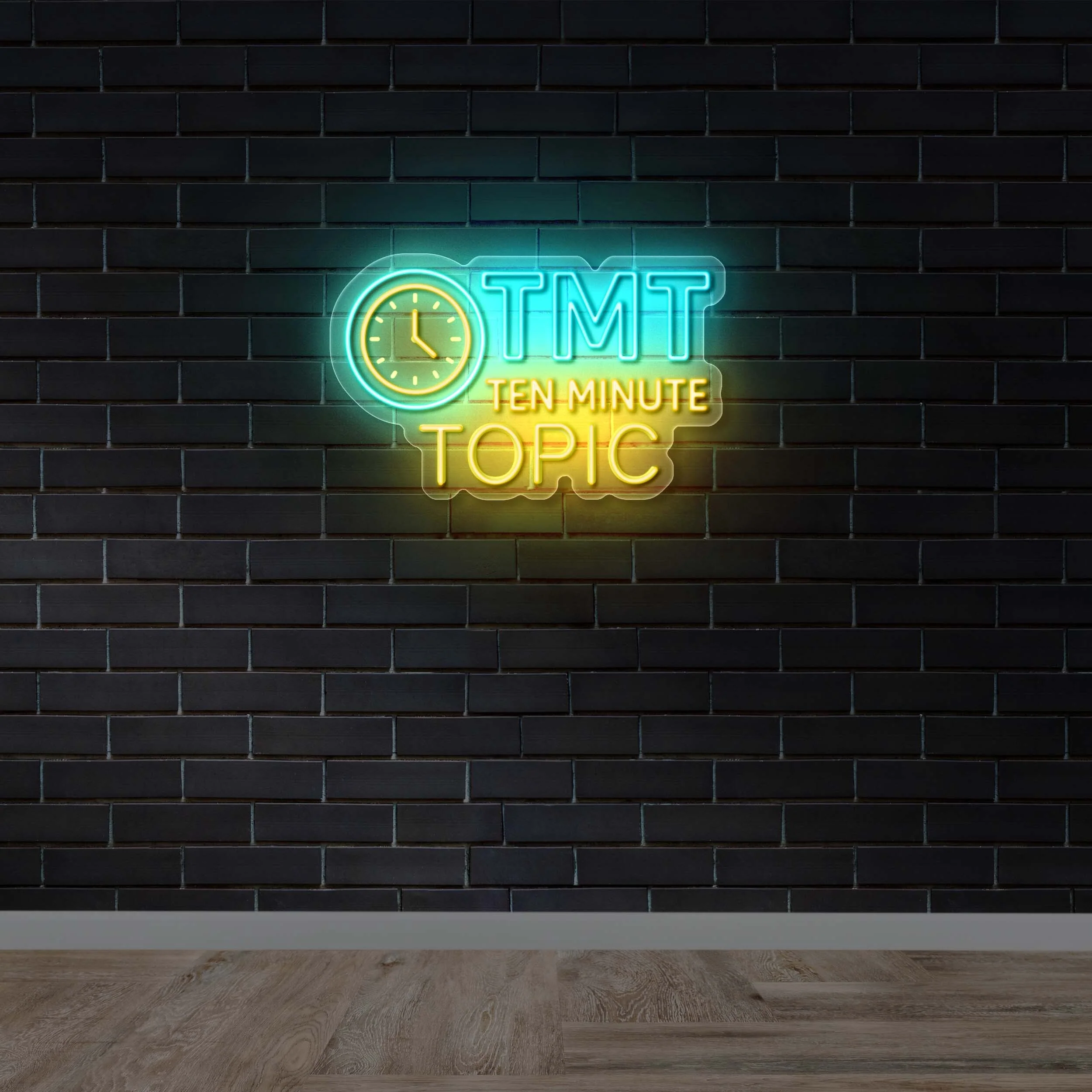 Ten Minute Topic - Premium Neon Artwork
