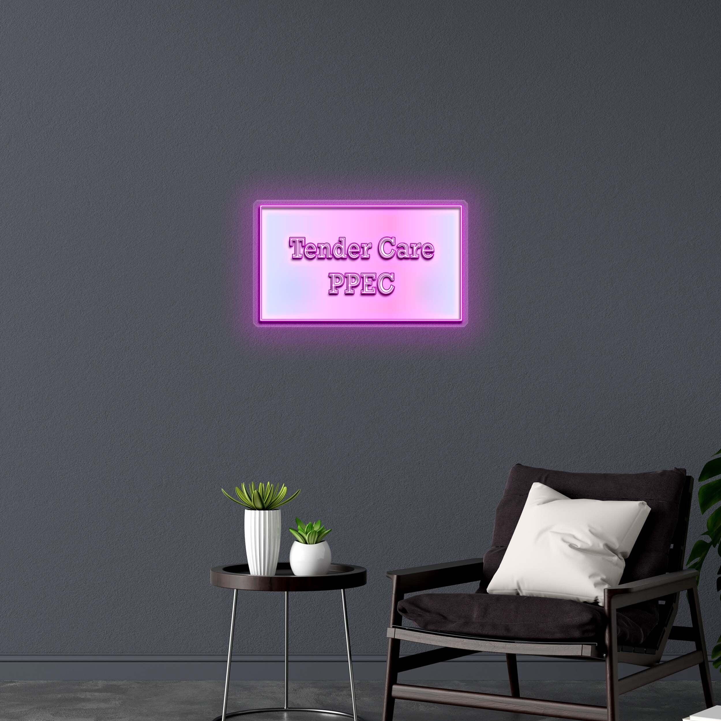 Tender Care PPEC - Premium Neon Artwork