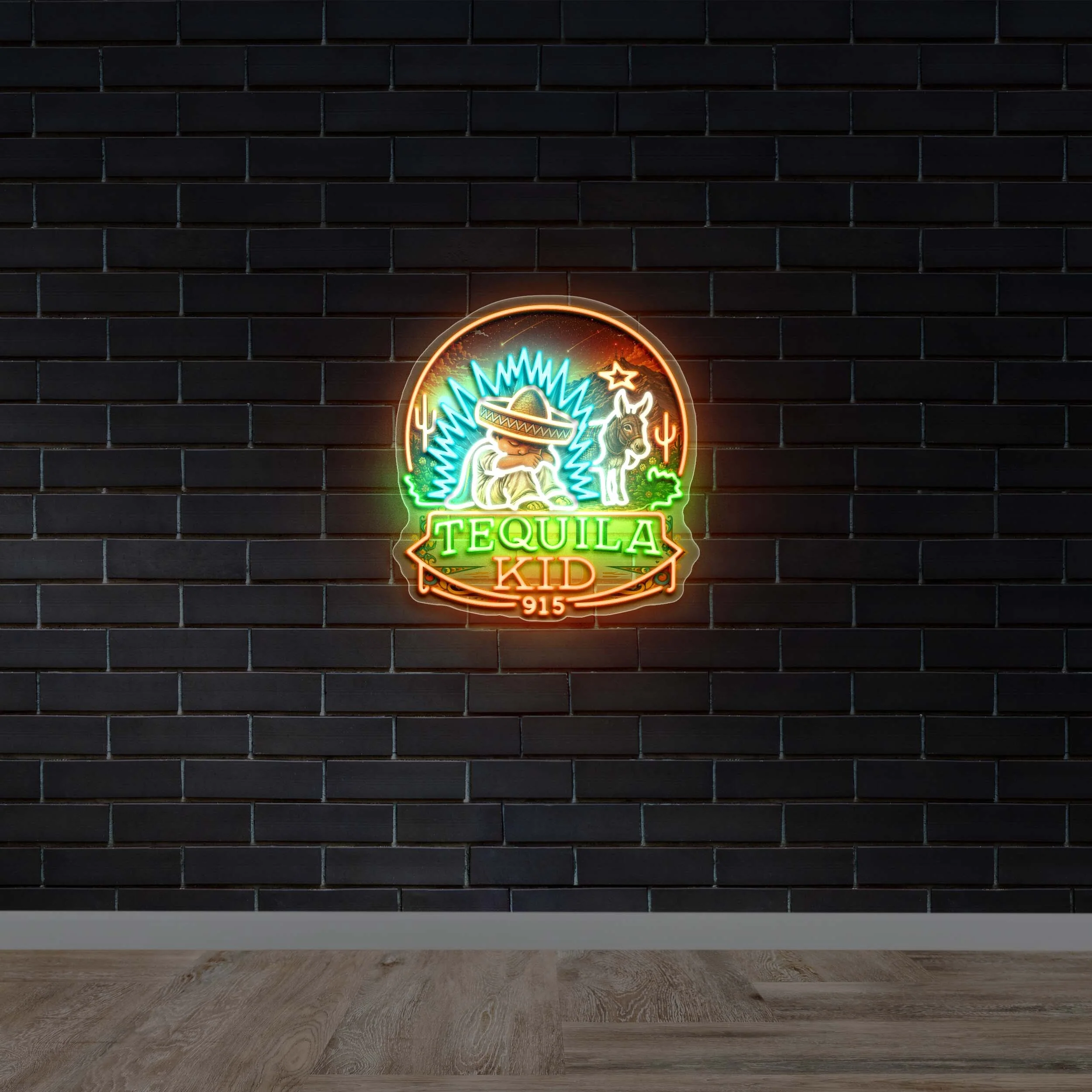 TEQUILA KID | 2nd Version - Premium Neon Artwork