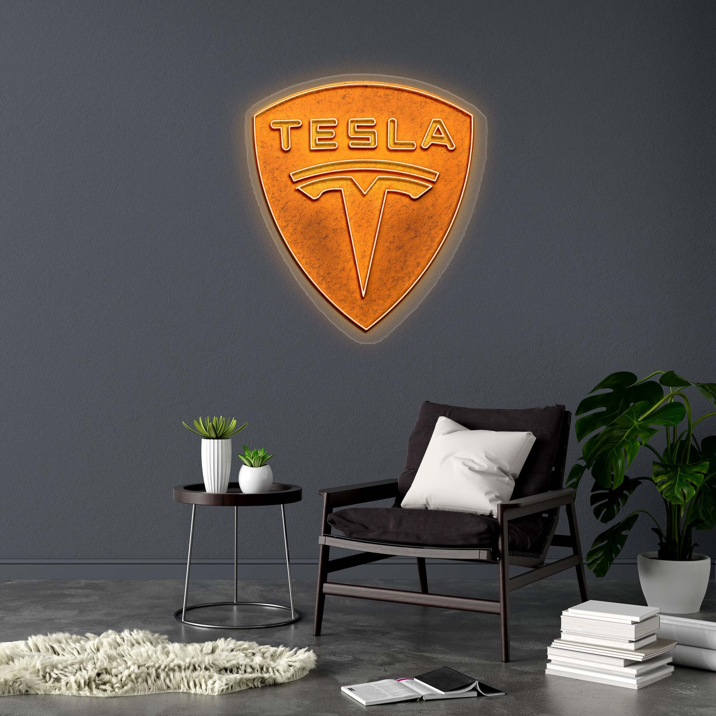 TESLA - Premium Neon Artwork