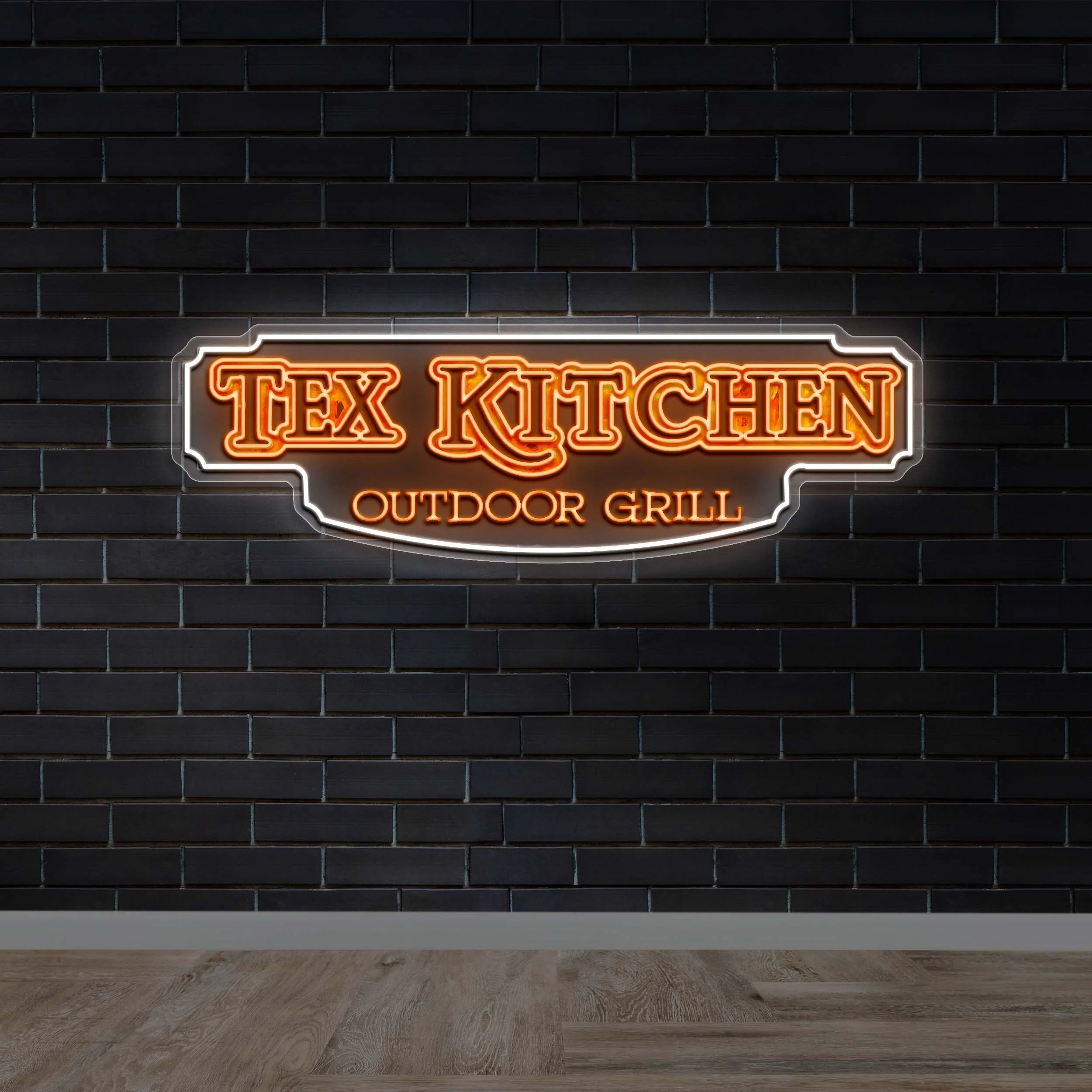 Tex Kitchen - Premium Neon Artwork
