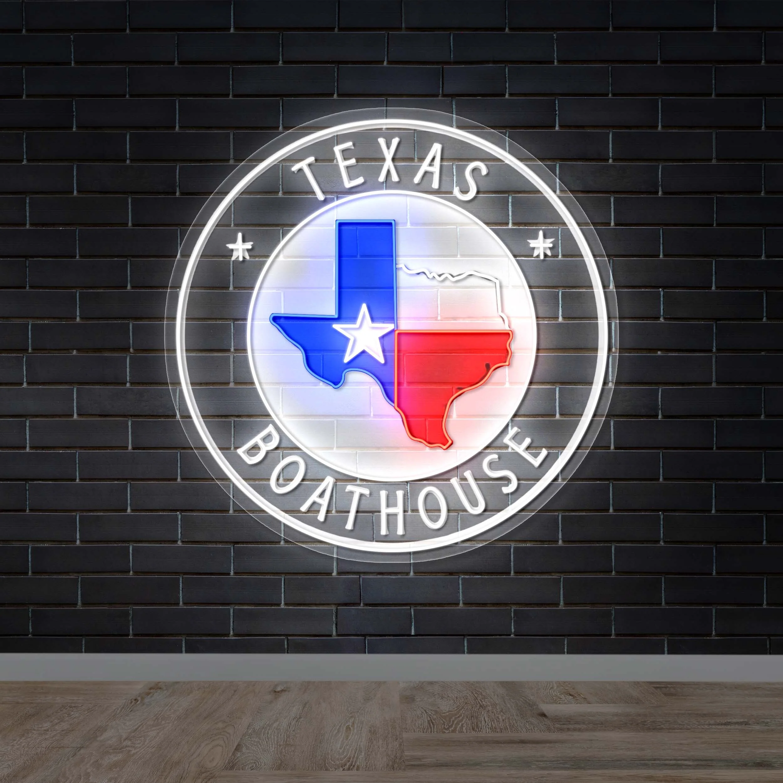 TEXAS BOATHOUSE - Premium Neon Artwork