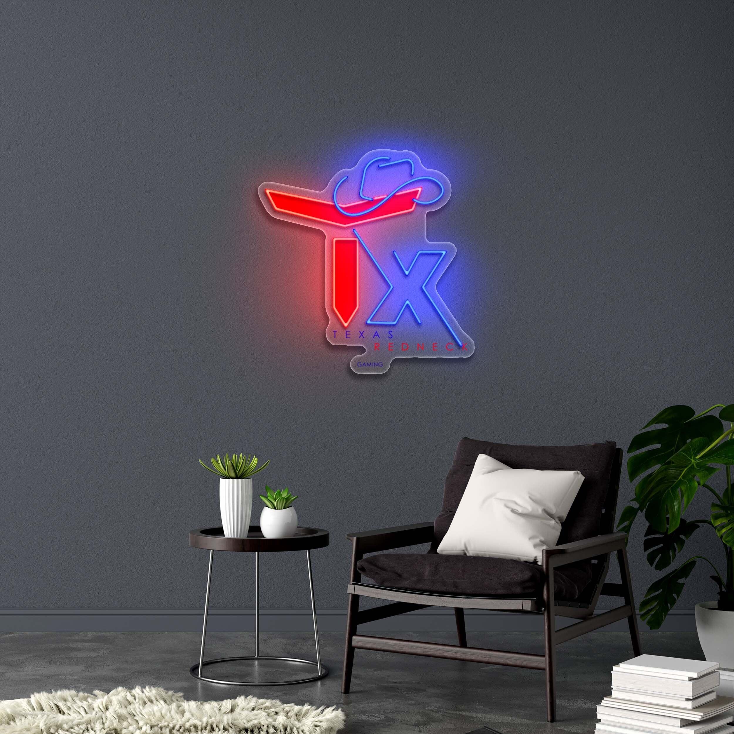 Texas Redneck Gaming – Premium Neon Artwork