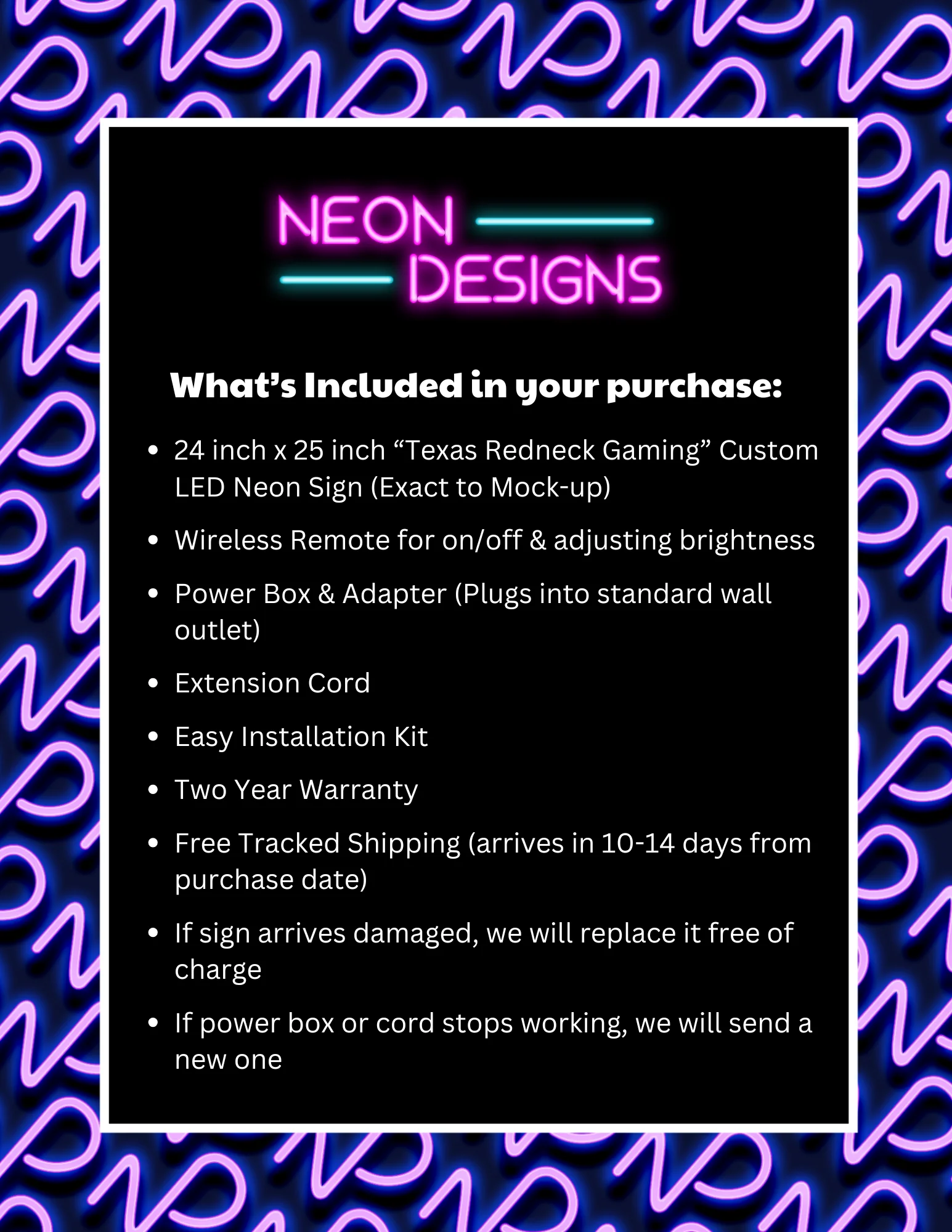 Texas Redneck Gaming – Premium Neon Artwork - Image 2