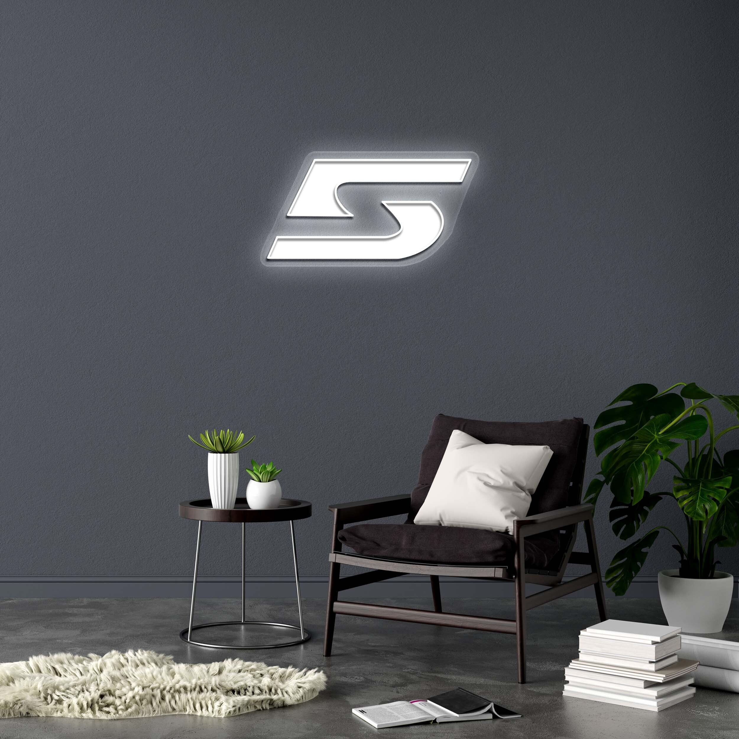 the 5 - Premium Neon Artwork