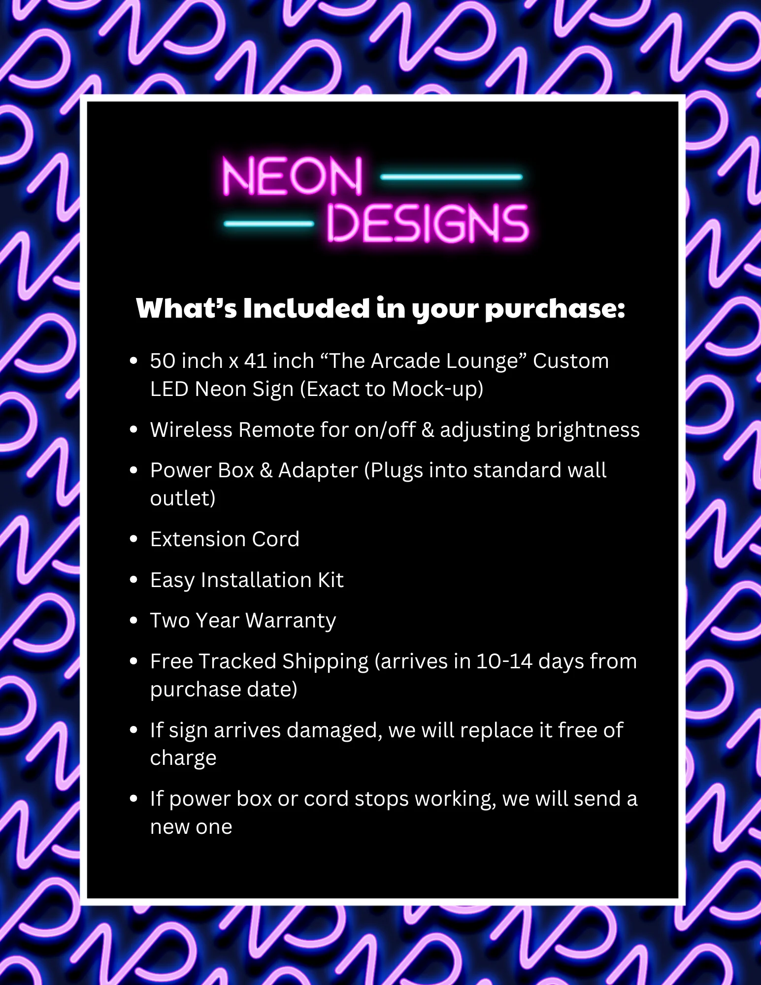 THE ARCADE LOUNGE | 2nd Version - Premium Neon Artwork - Image 2
