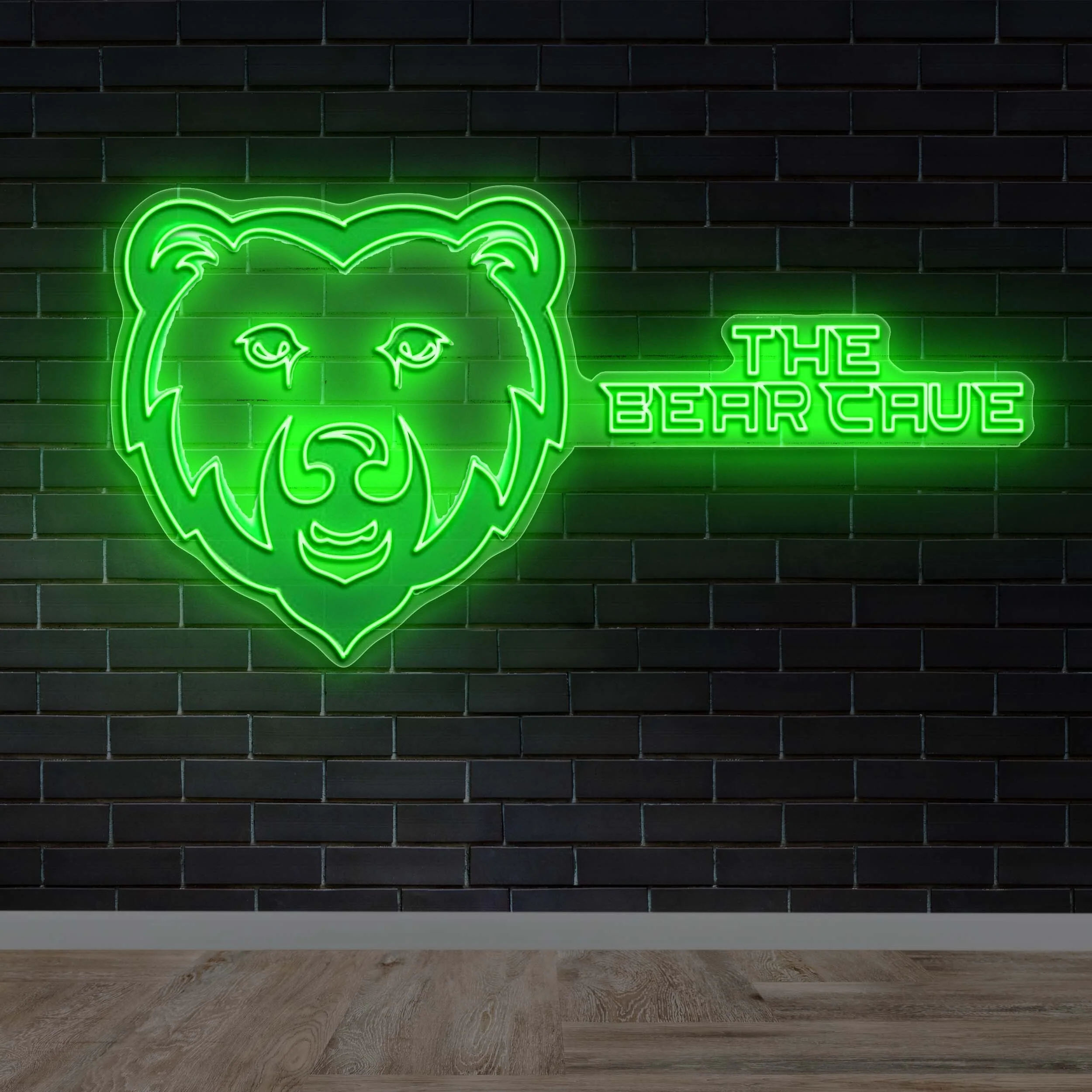 THE BEAR CAVE - Premium Neon Artwork