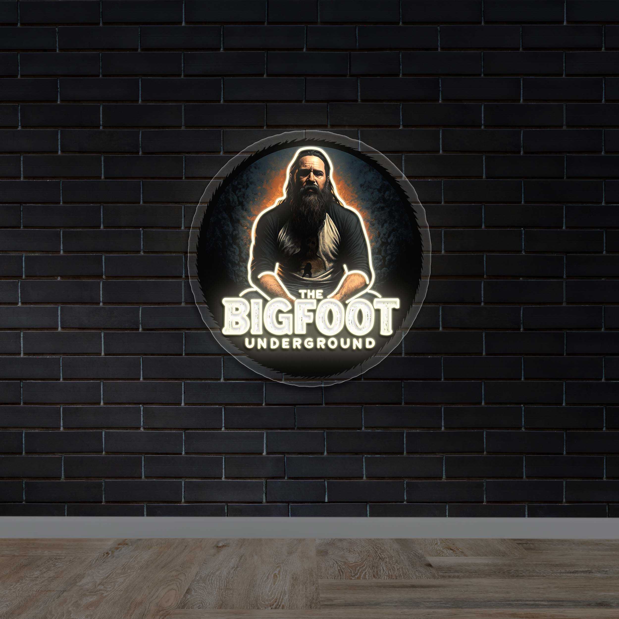 THE BIGFOOT UNDERGROUND - Premium Neon Artwork