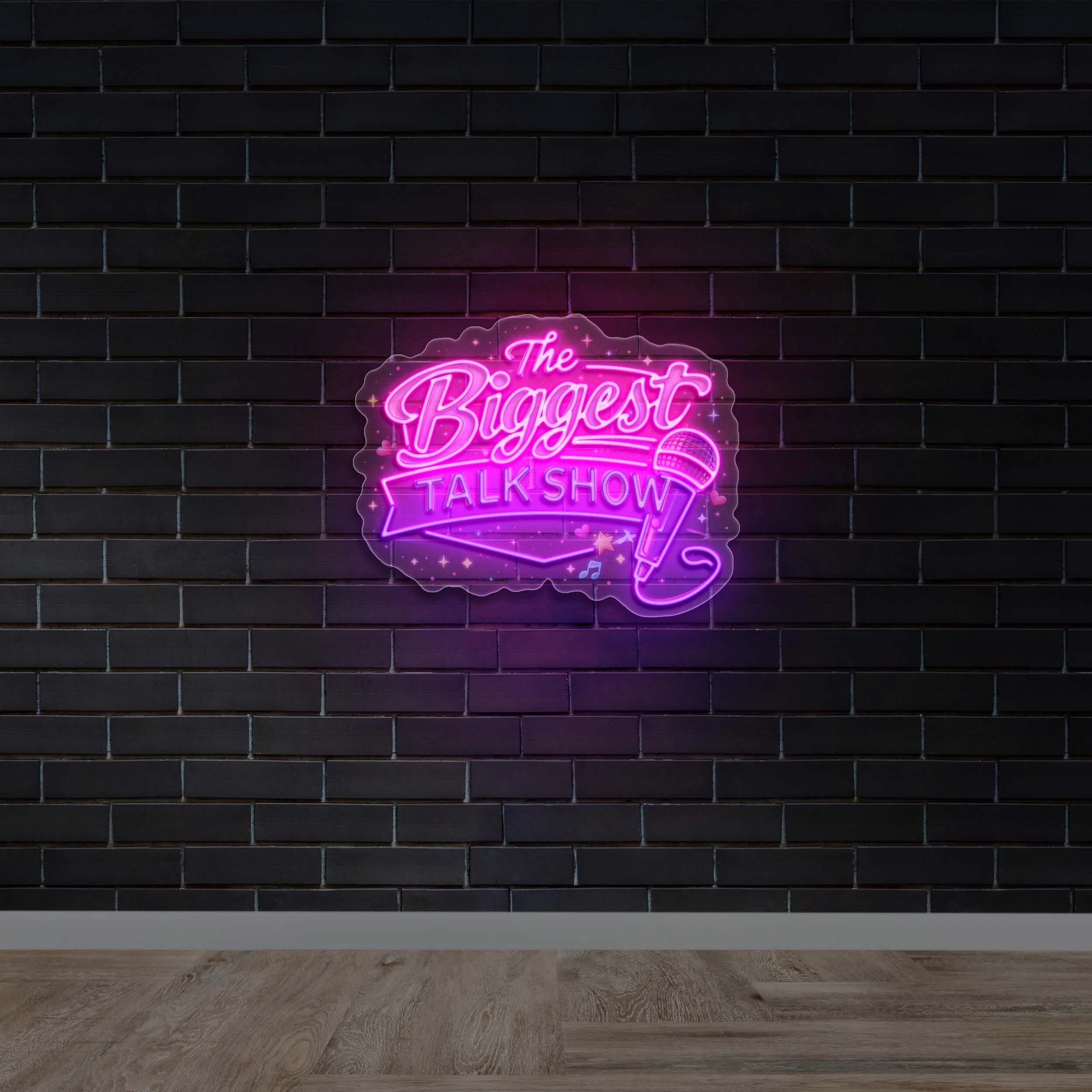 The Biggest Talk show - Premium Neon Artwork