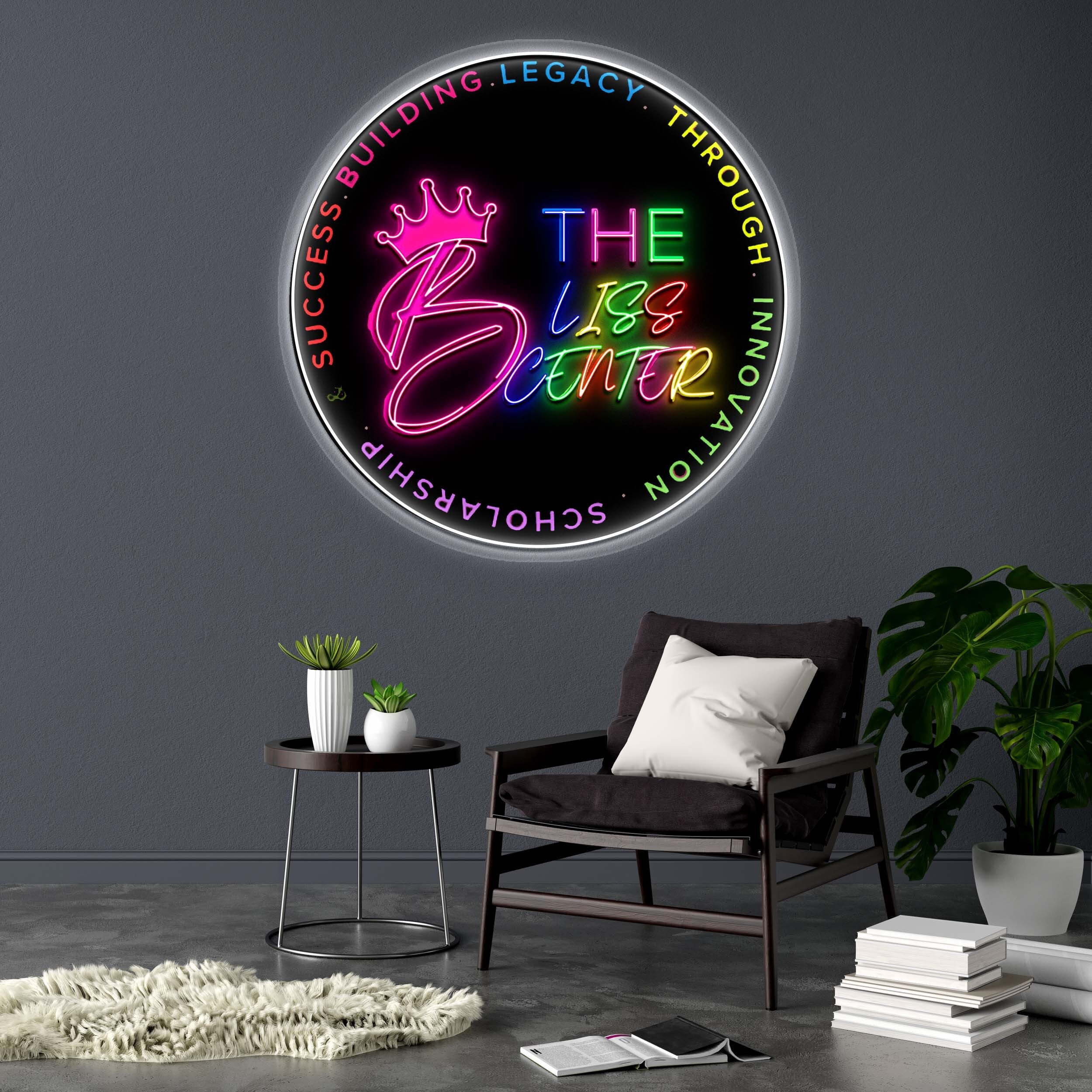 THE BLISS CENTER l - Premium Neon Artwork