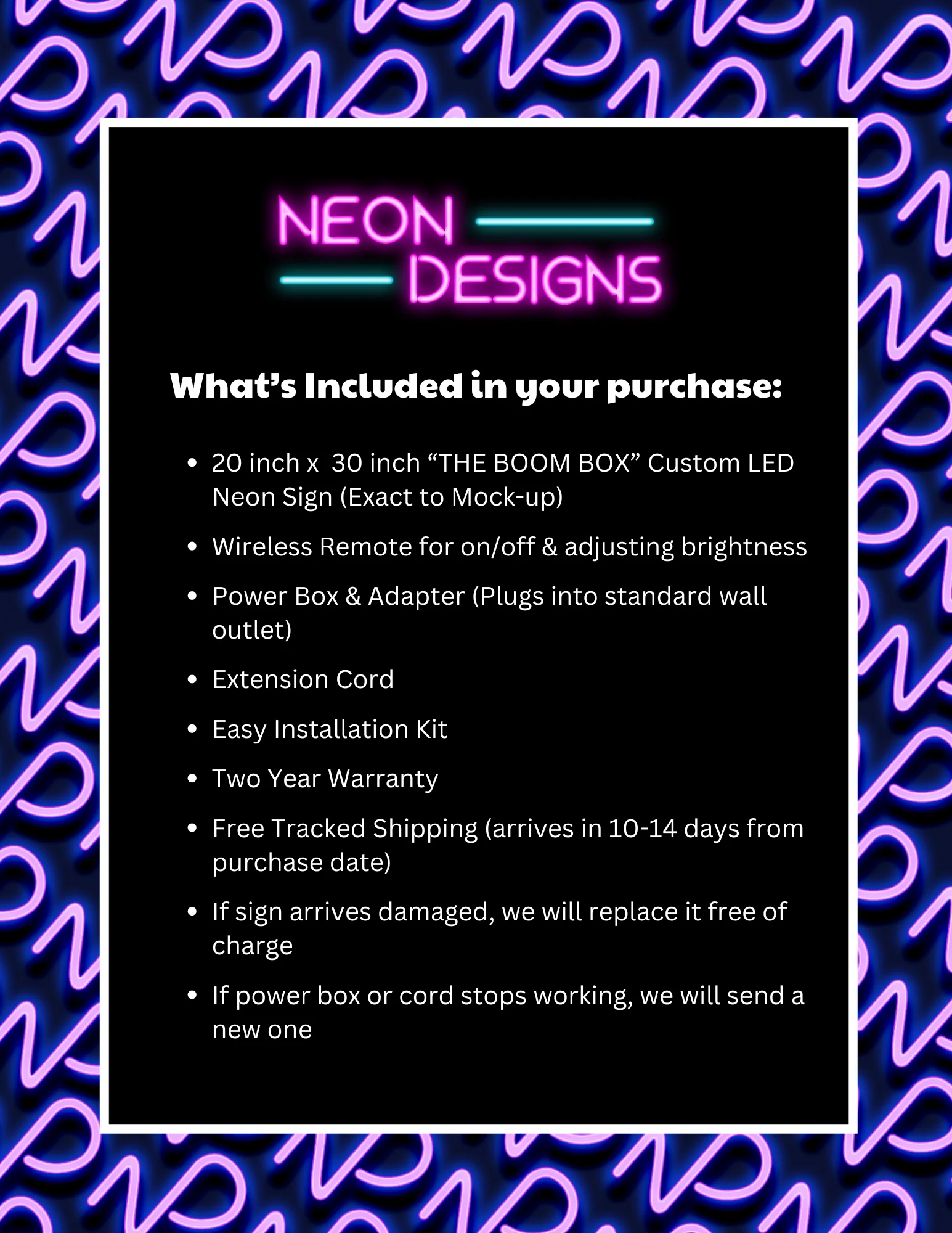 THE BOOM BOX - Premium Neon Artwork - Image 2