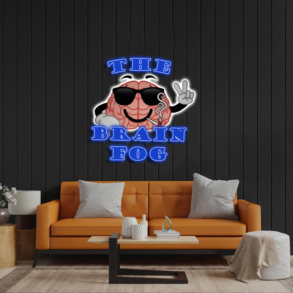 The Brain Fog - Premium Neon Artwork
