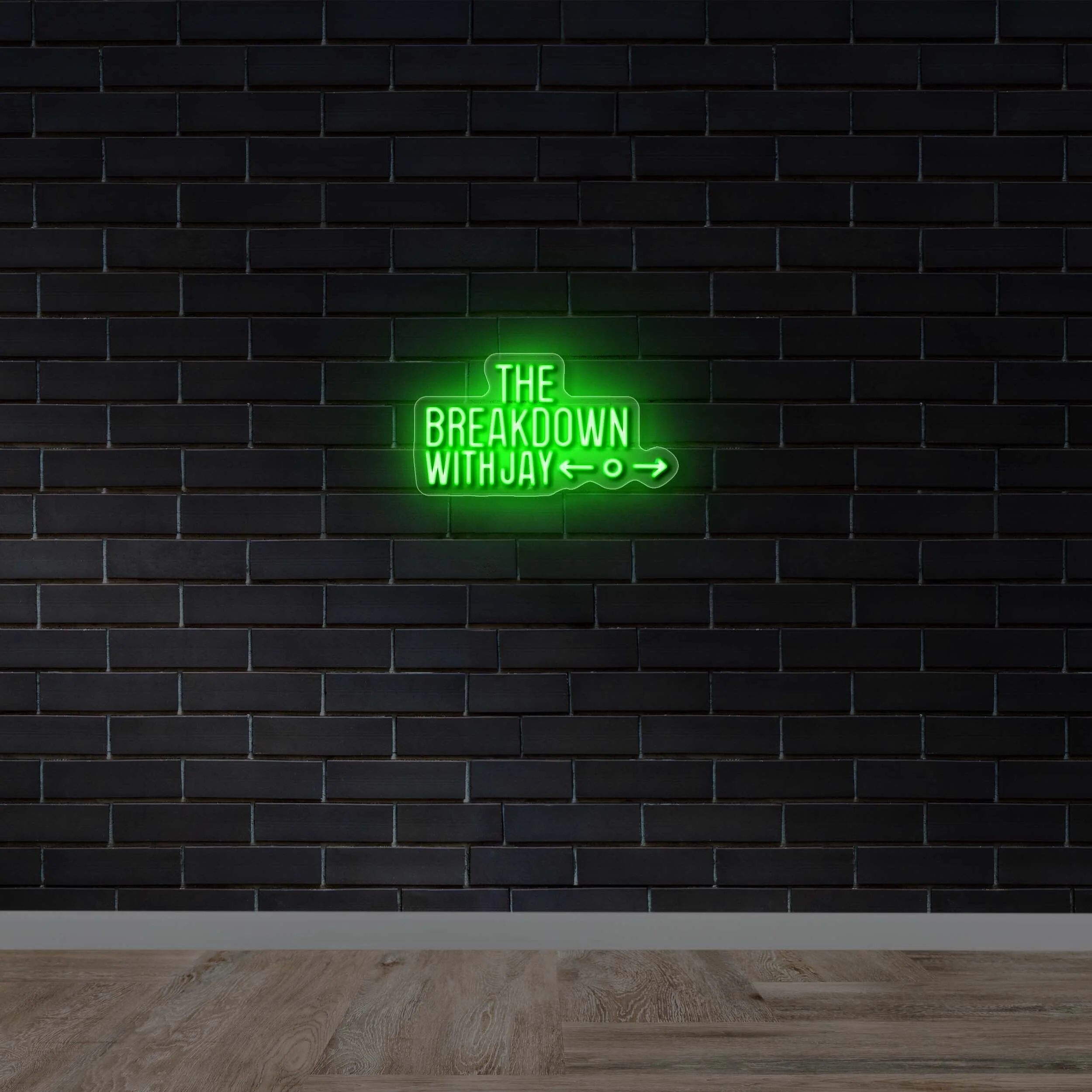 The Breakdown with Jay - Premium Neon Artwork