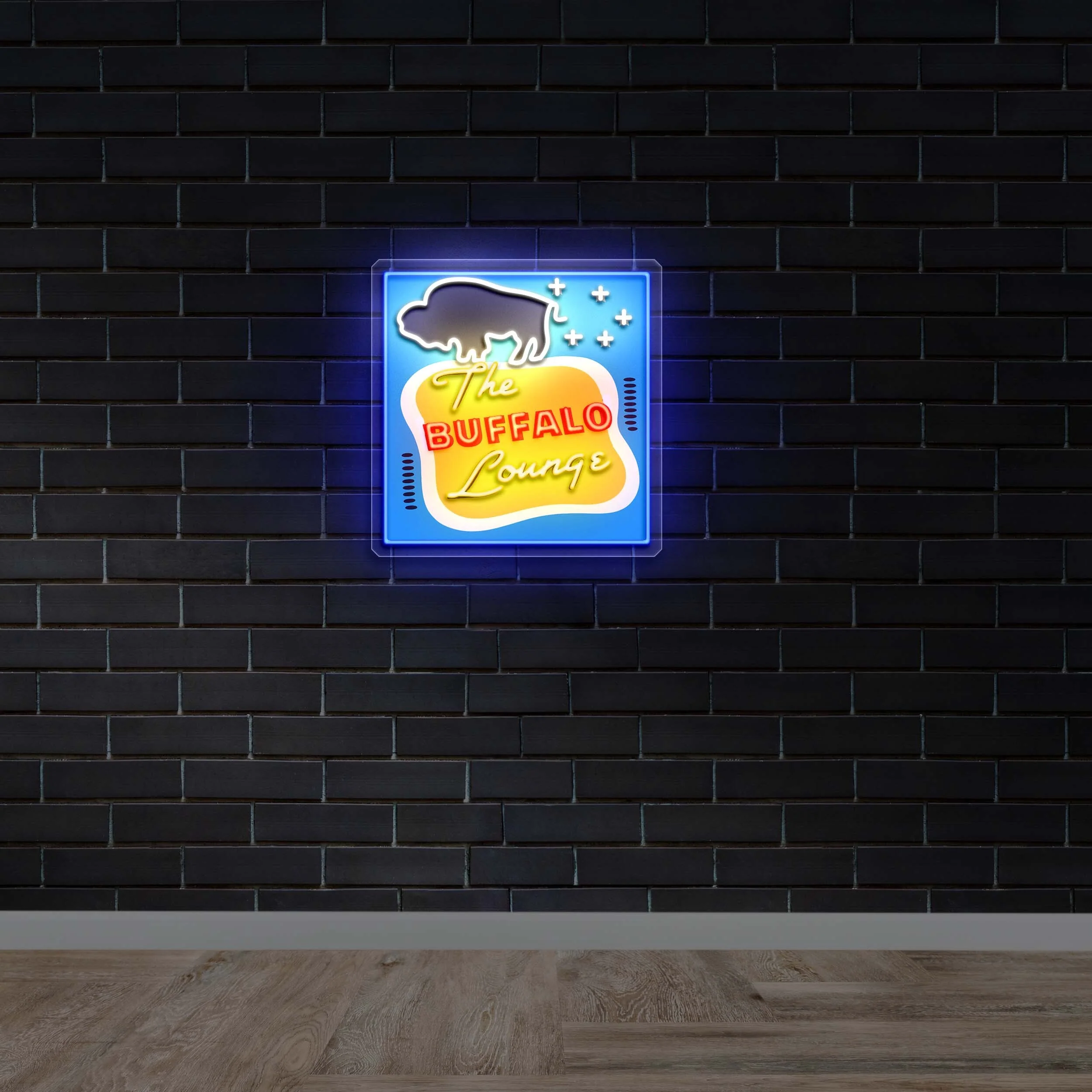 The Buffalo Lounge - Premium Neon Artwork