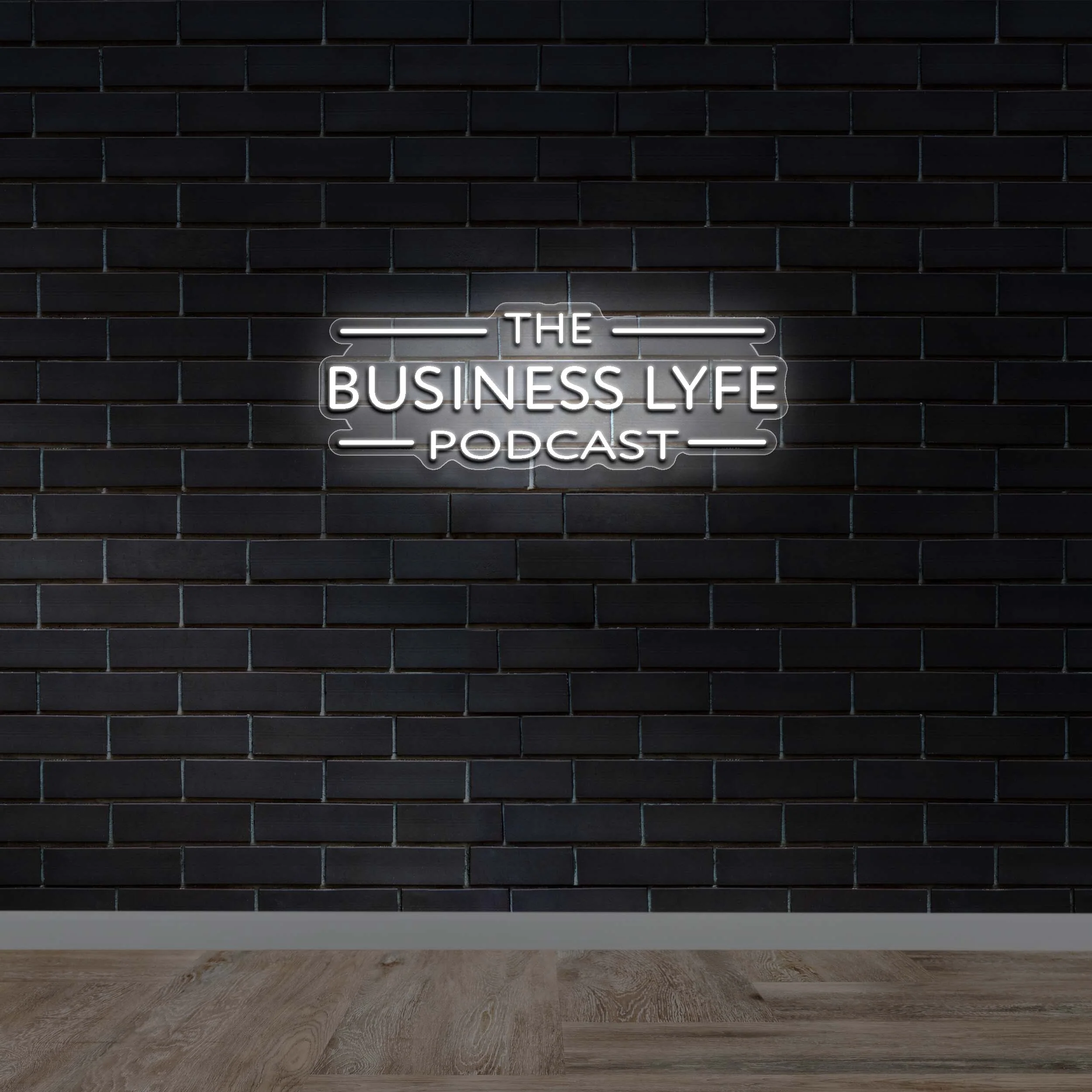 The Business Lyfe Podcast - Premium Neon Artwork