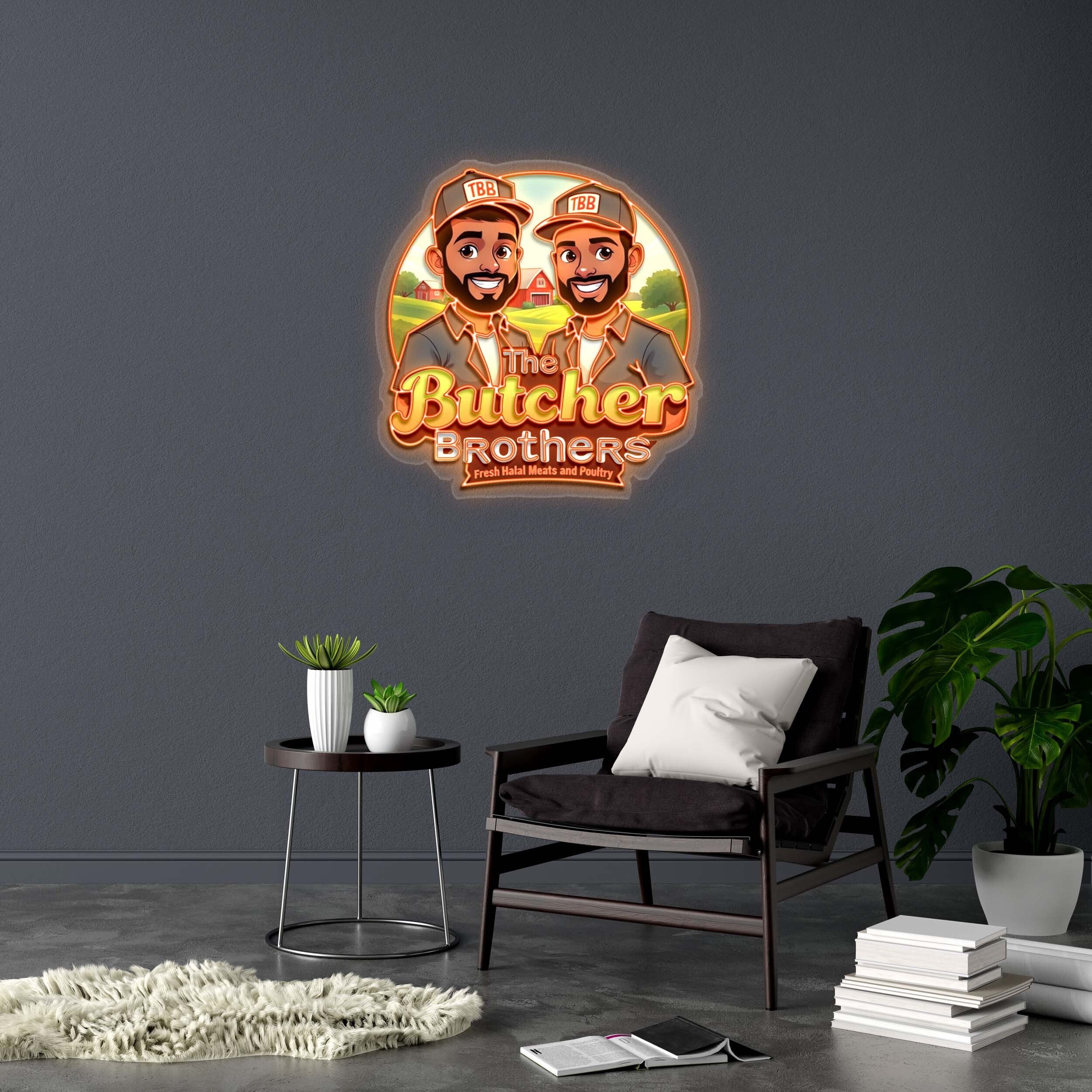 The Butcher Brothers - Premium Neon Artwork