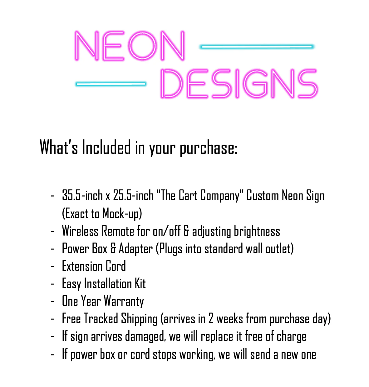 The Cart Company - Premium Neon Artwork - Image 2