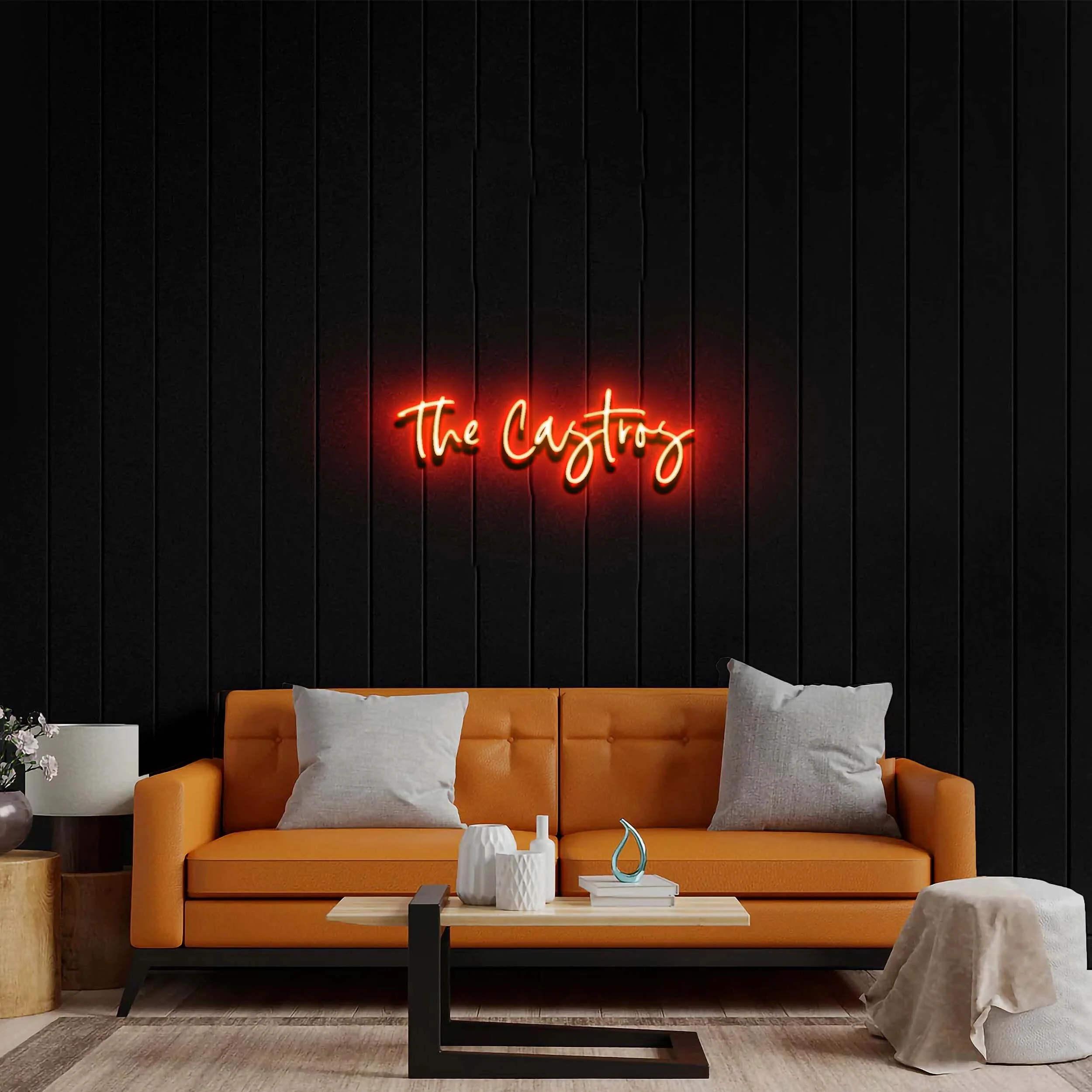 The Castros - Premium Neon Artwork