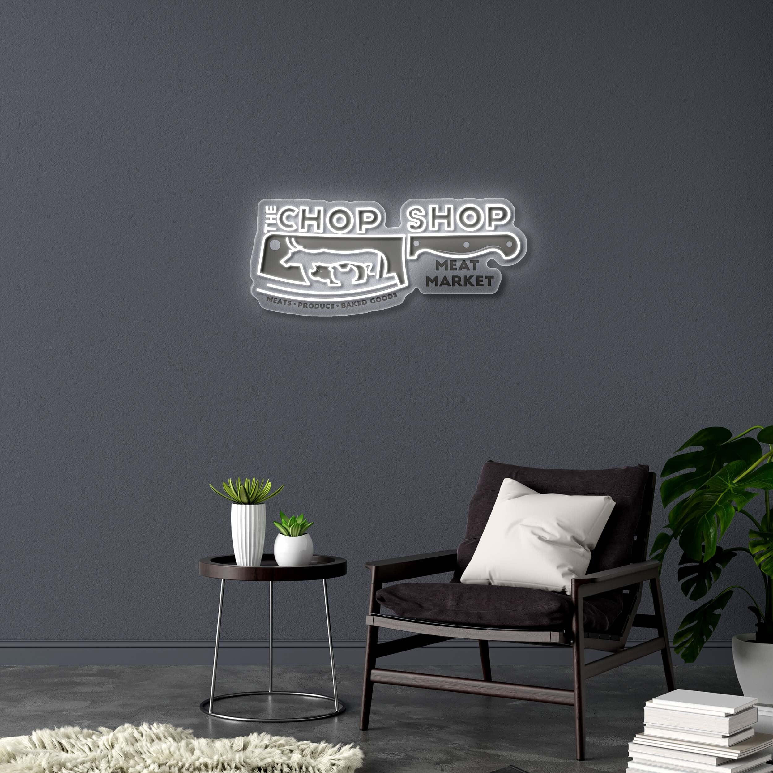THE CHOP SHOP - Premium Neon Artwork