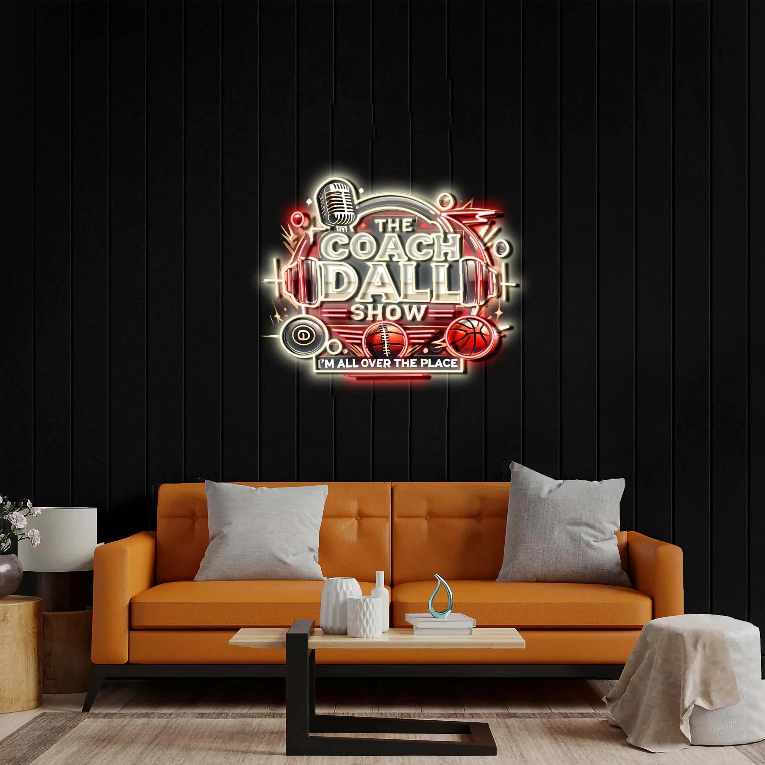 THE COACH DALL SHOW - Premium Neon Artwork