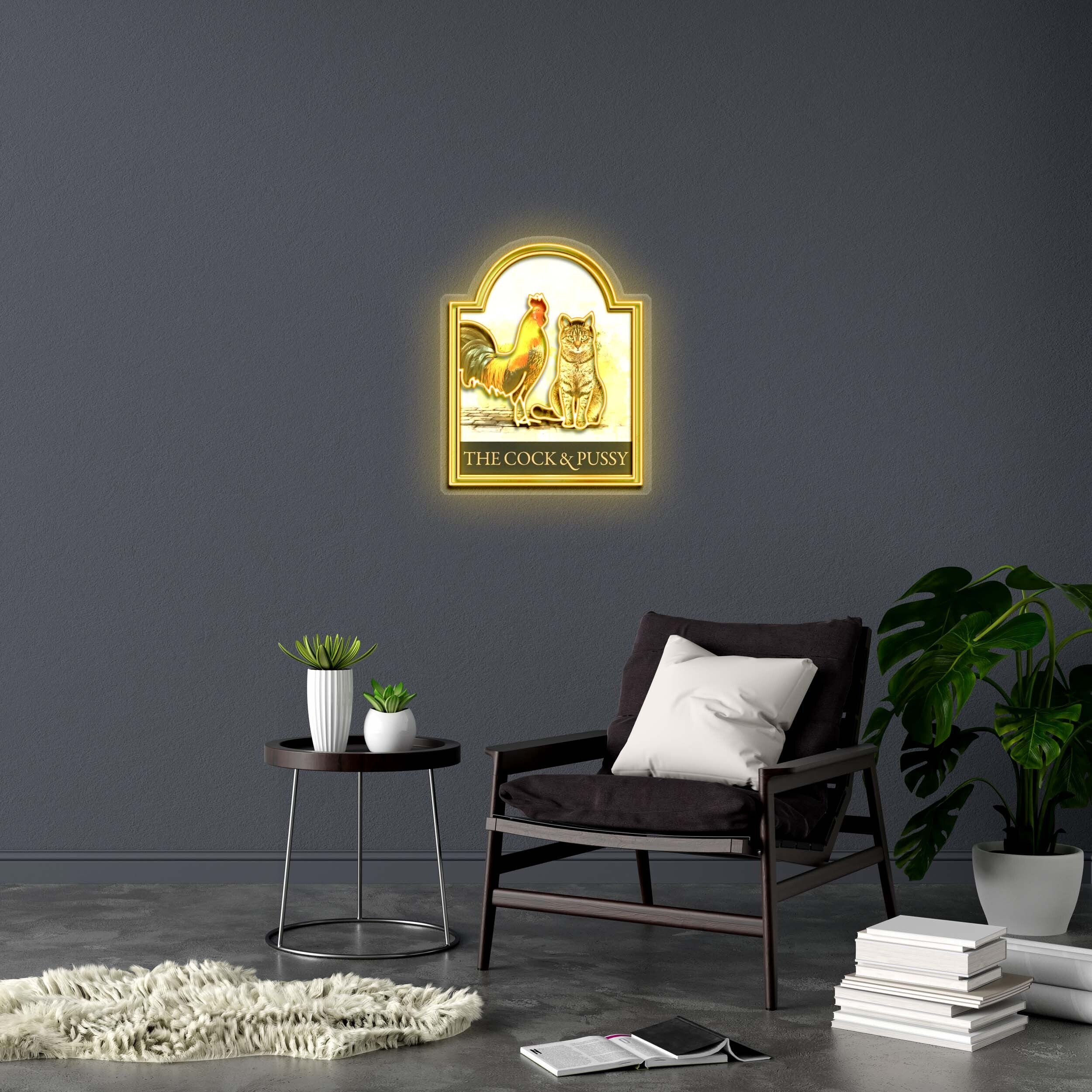 THE COCK & PUSSY - Premium Neon Artwork