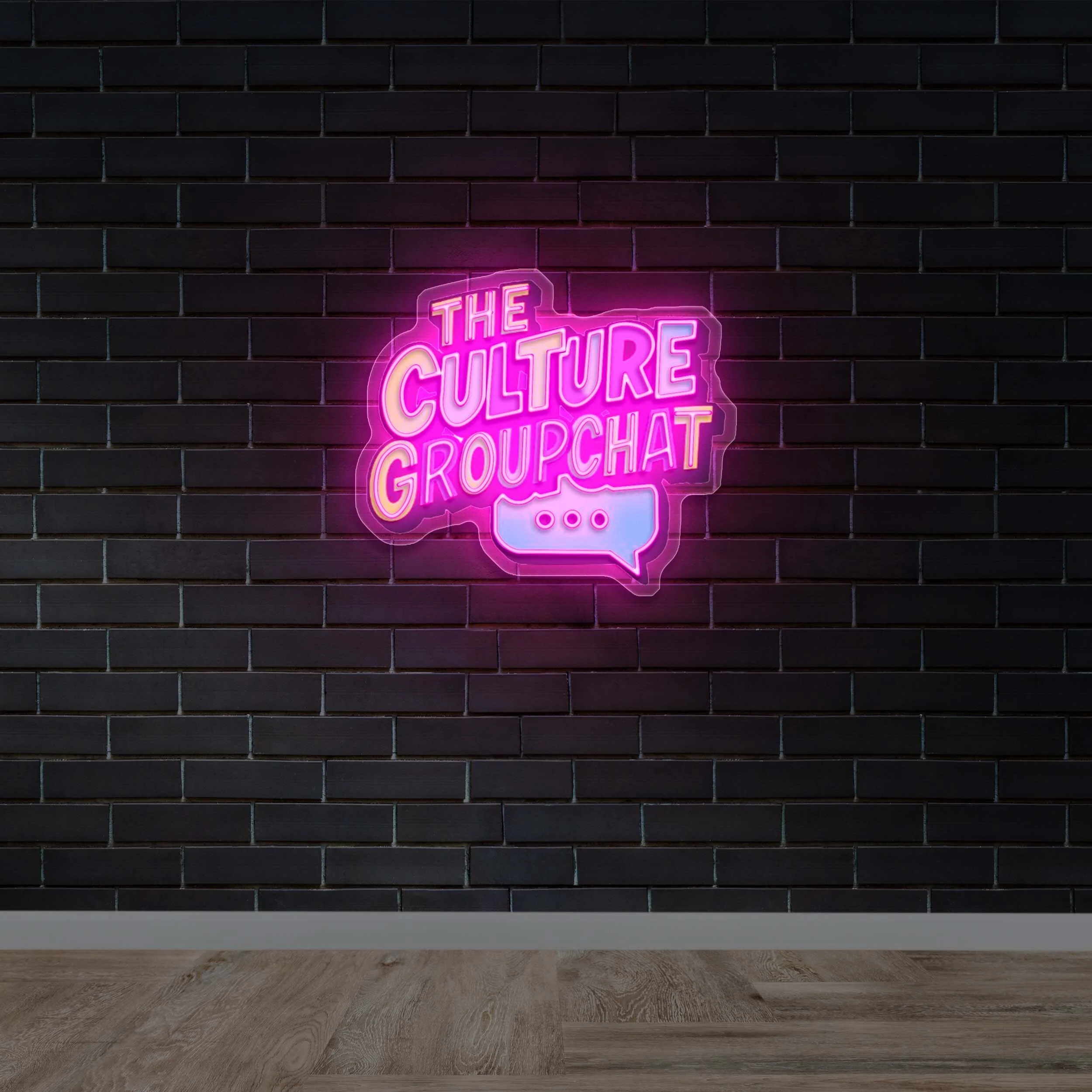 The Culture Groupchat - Premium Neon Artwork
