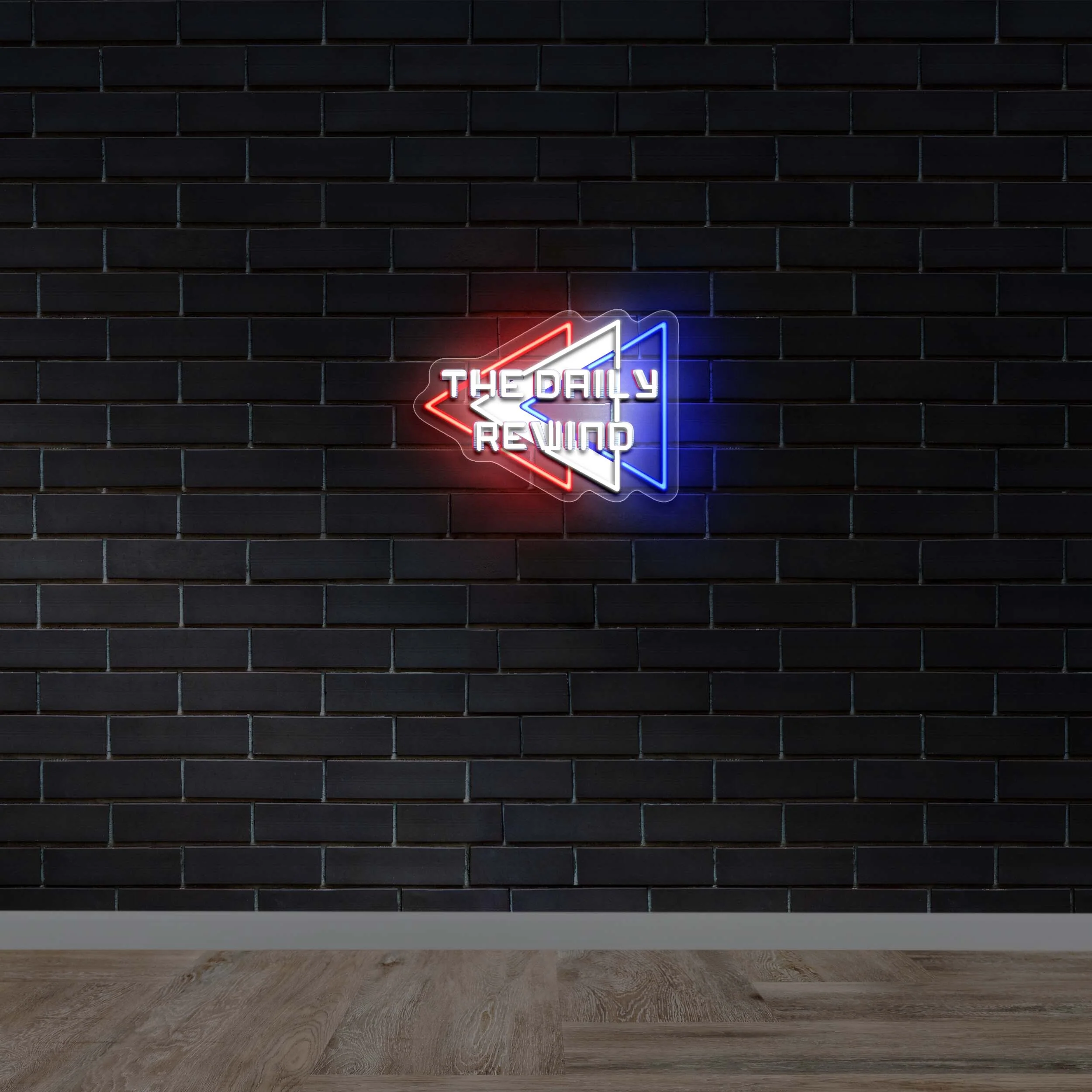 THE DAILY REWIND - Premium Neon Artwork