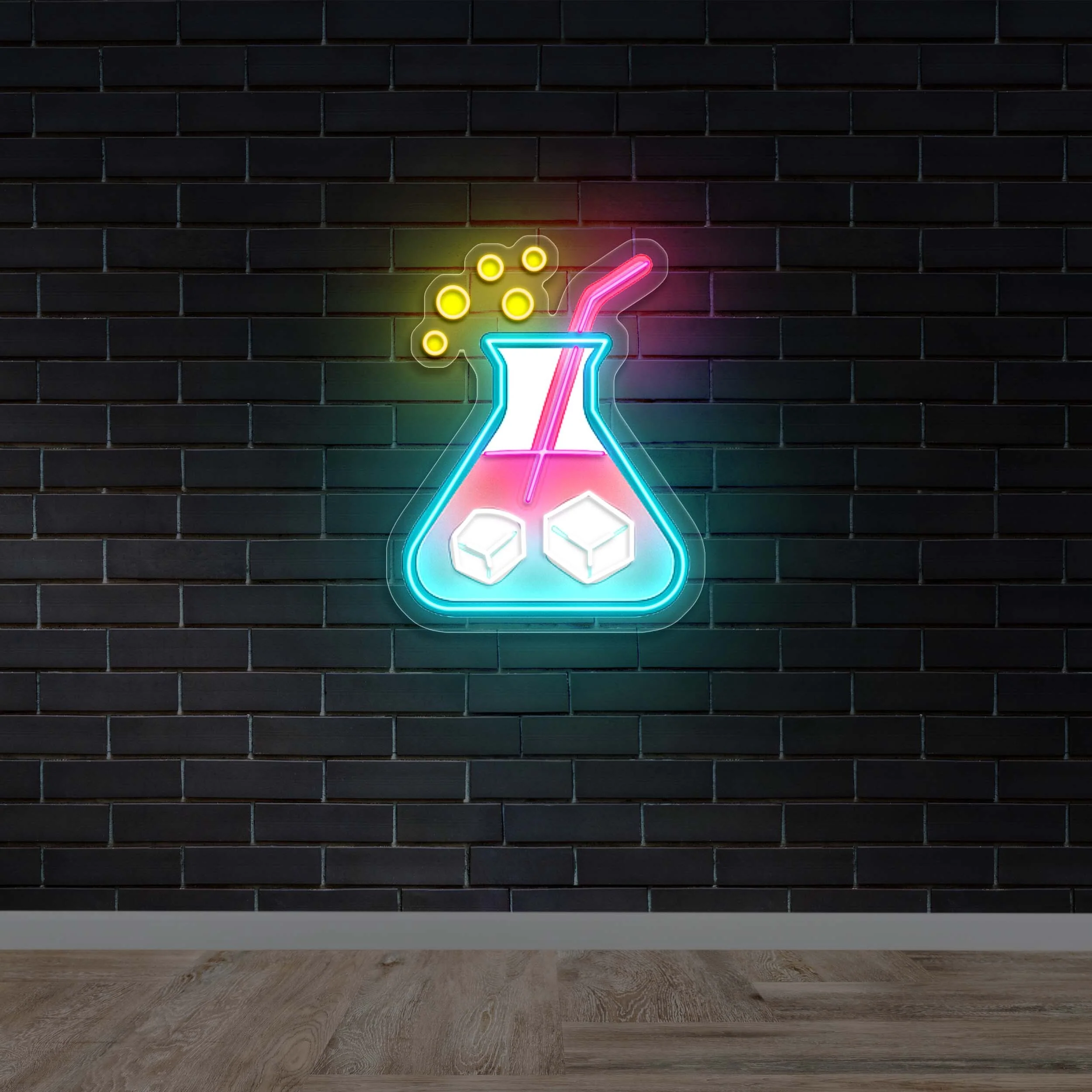 The drink lab sub logo - Premium Neon Artwork