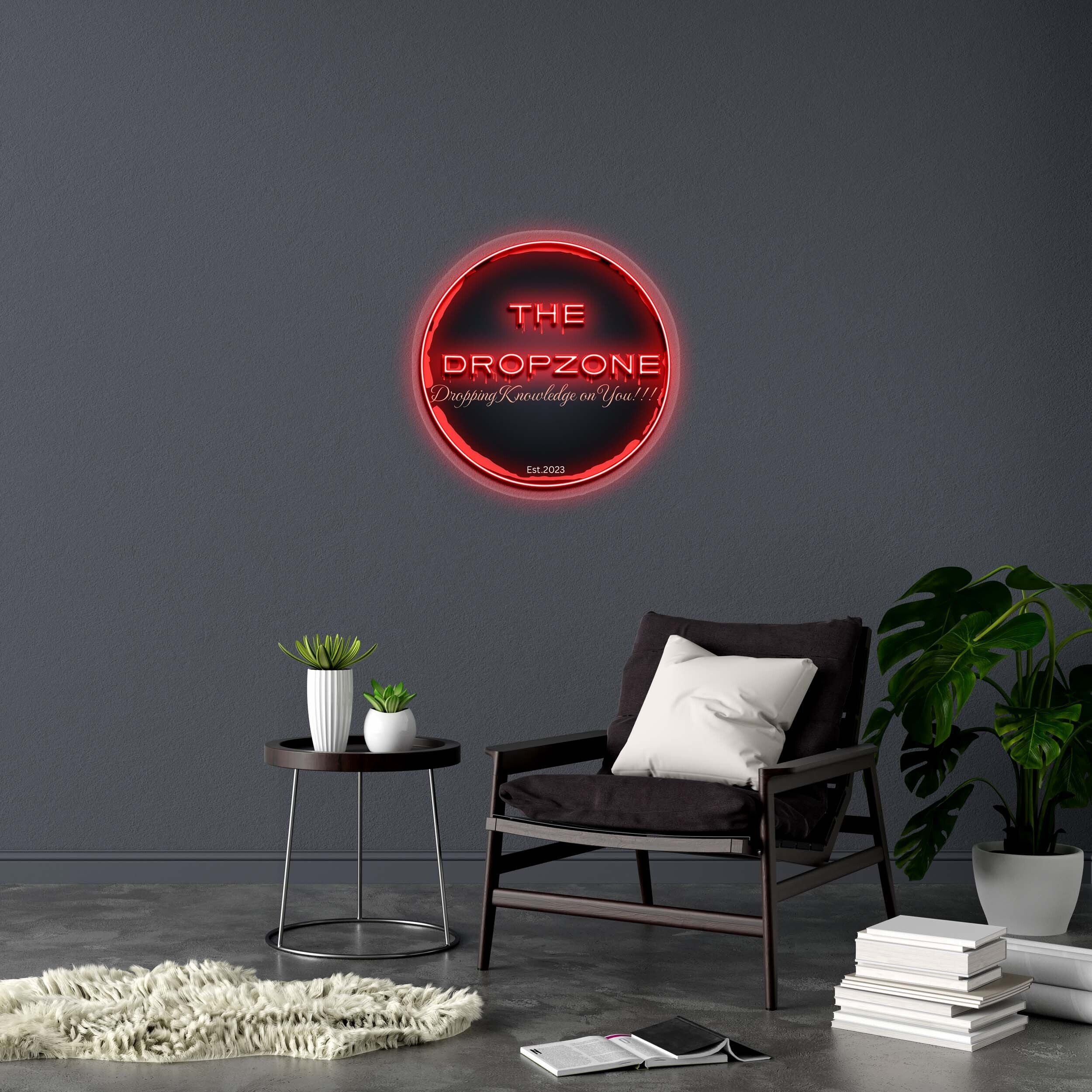 THE DROPZONE - Premium Neon Artwork