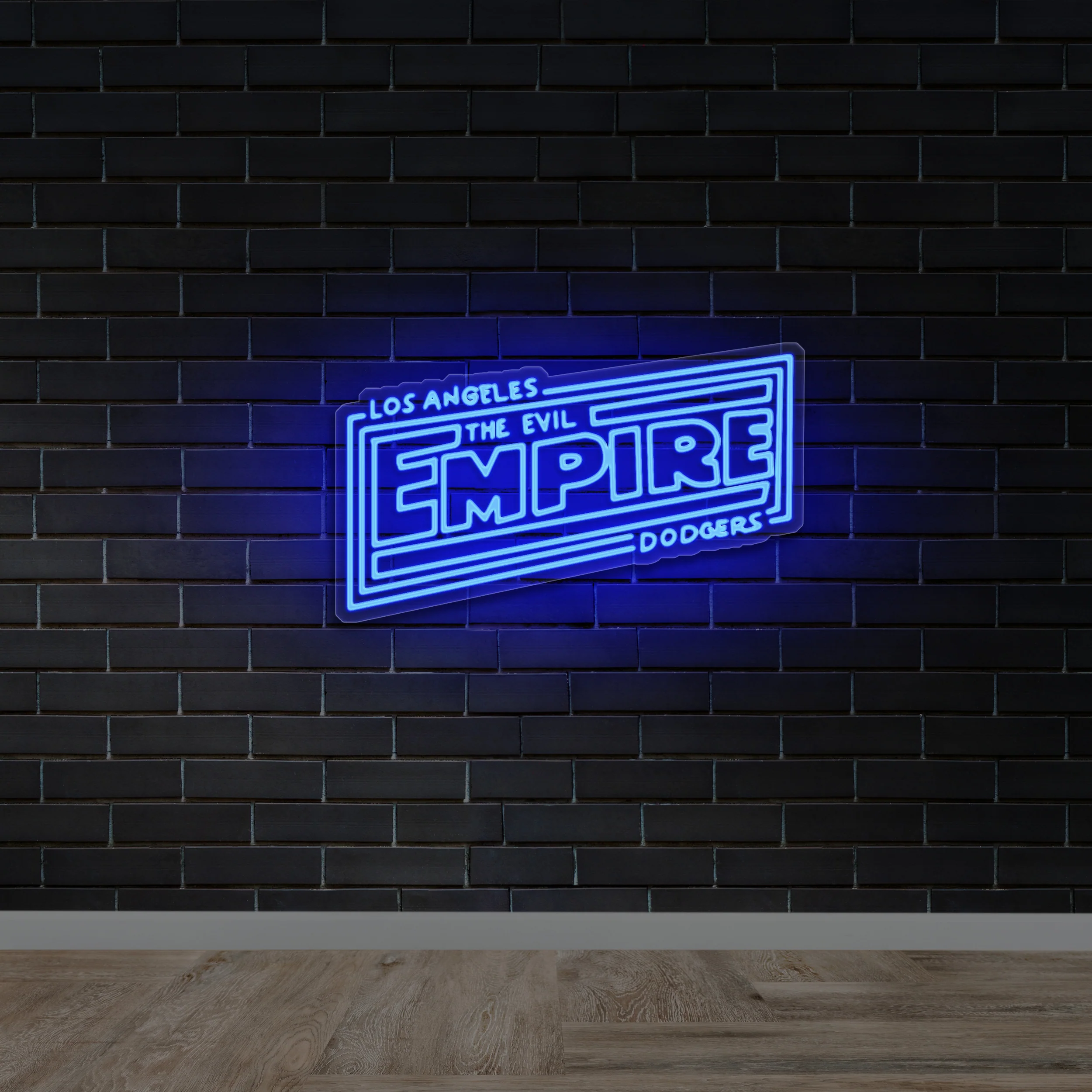 THE EVIL EMPIRE DODGERS - Premium Neon Artwork