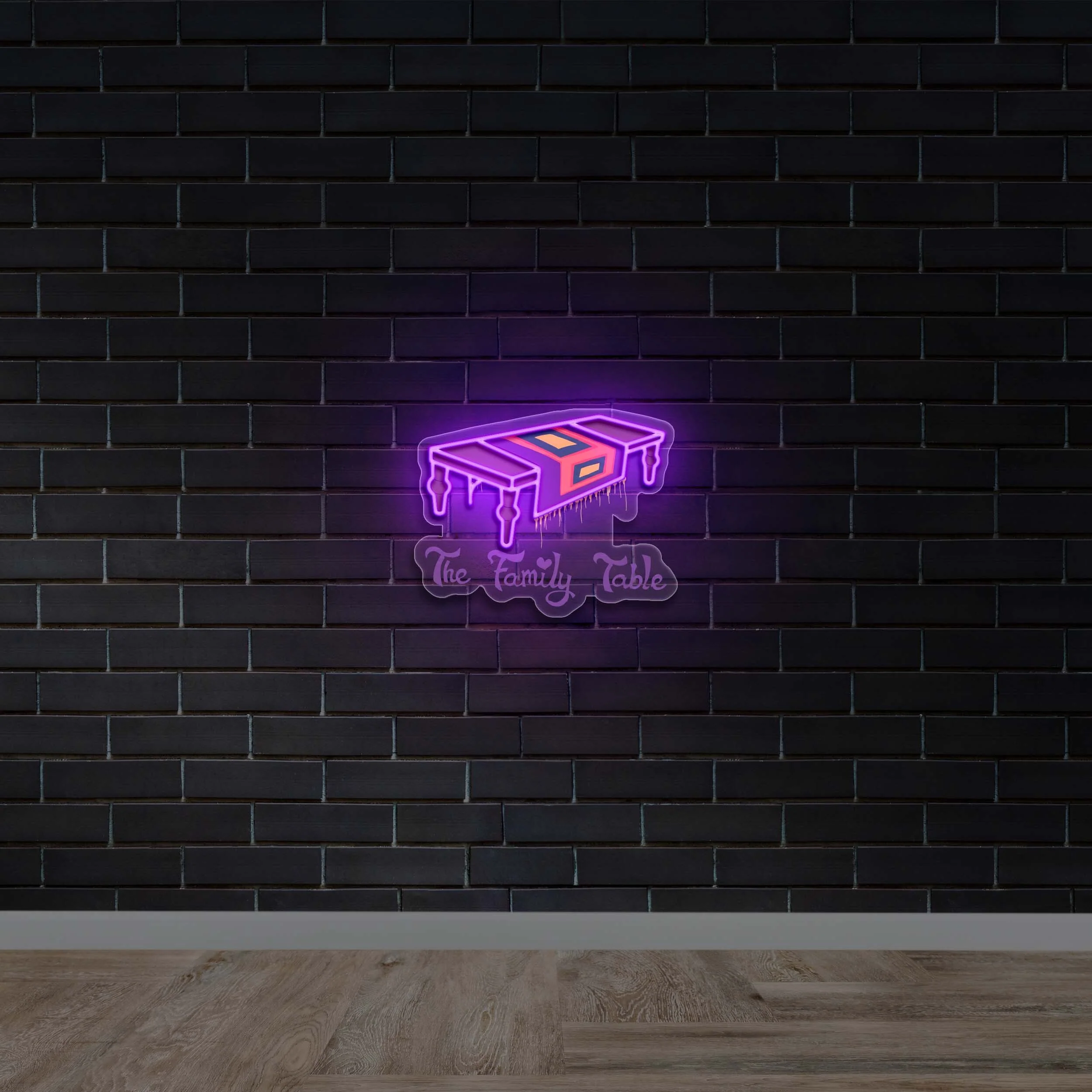 The Family Table – Premium Neon Artwork