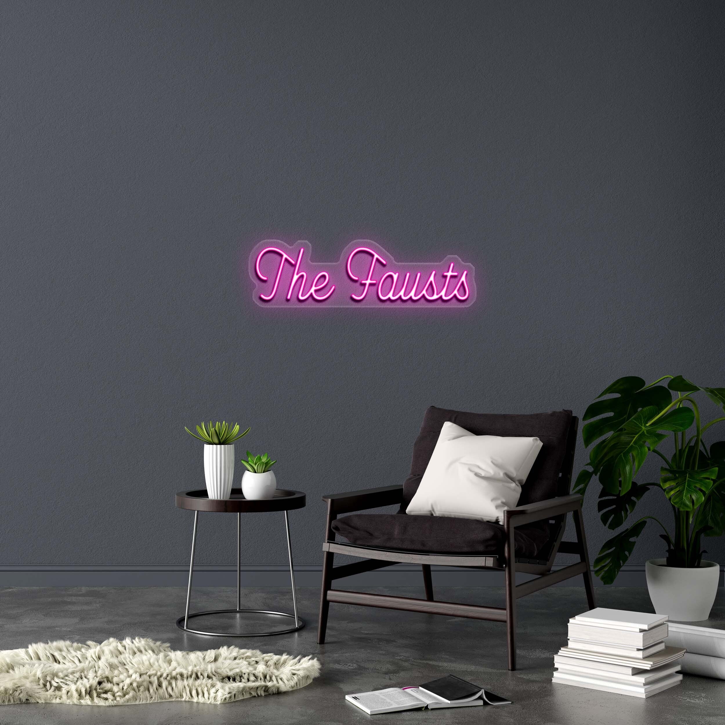 The Fausts - Premium Neon Artwork