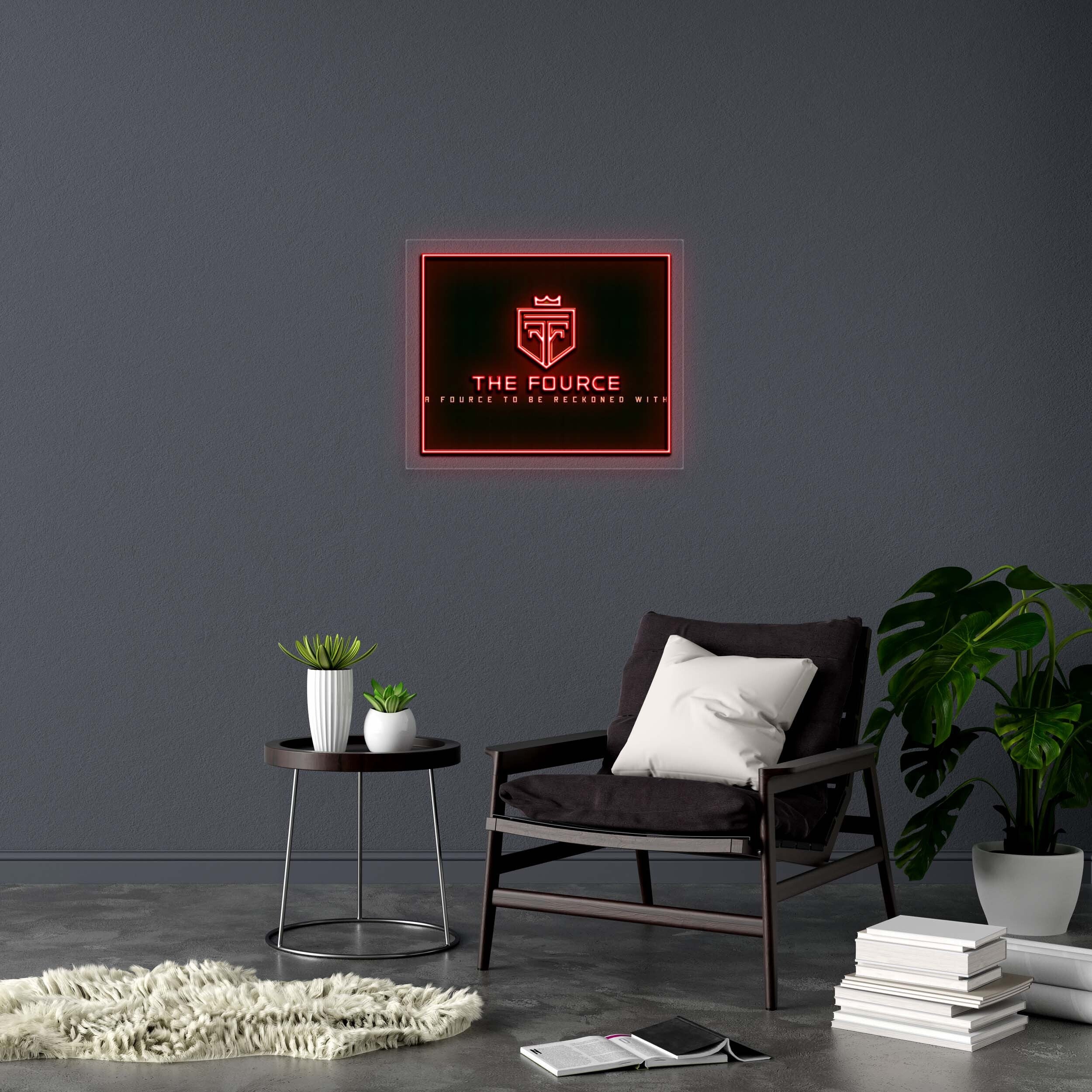 THE FOURCE - Premium Neon Artwork