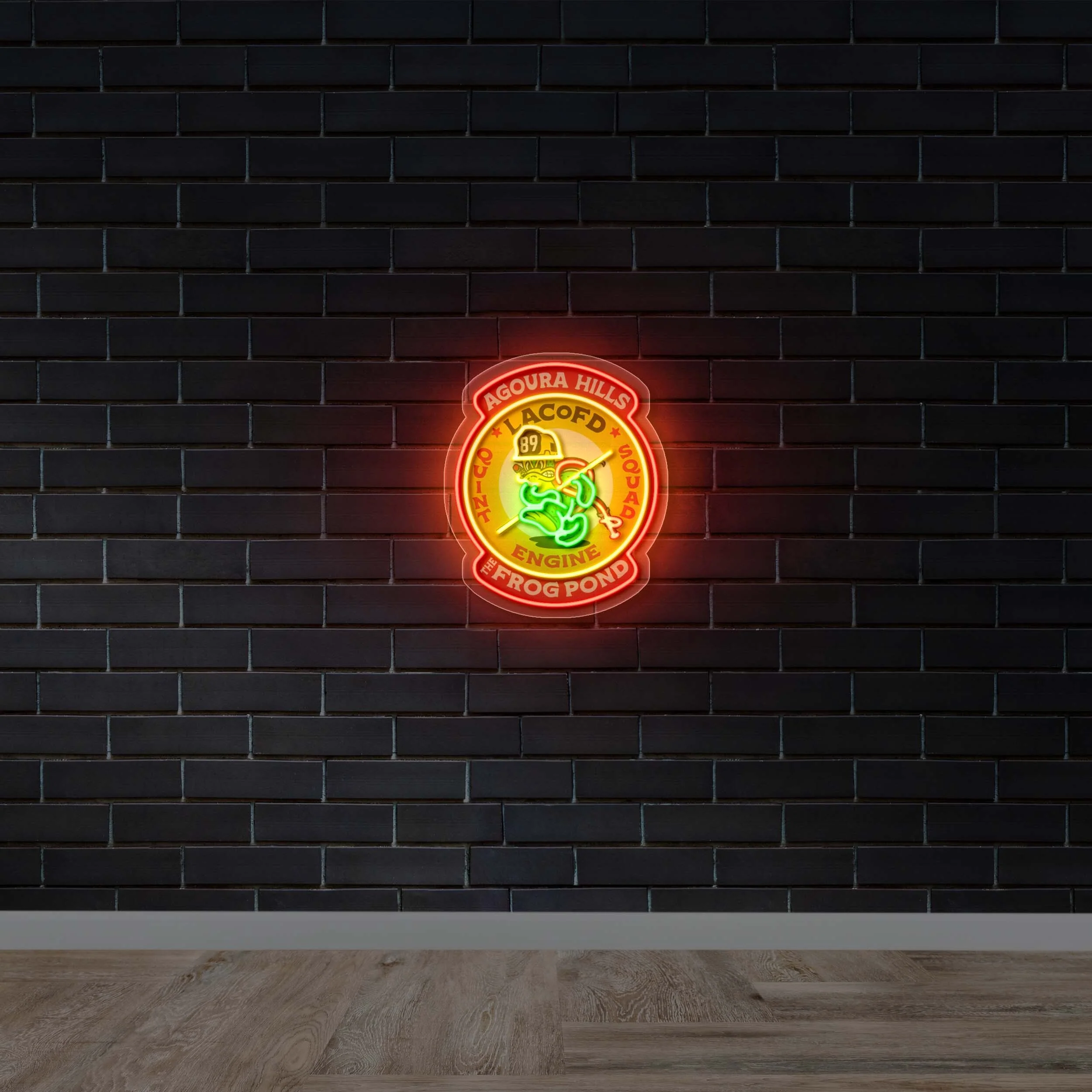 The Frog Pond | 2nd Version - Premium Neon Artwork