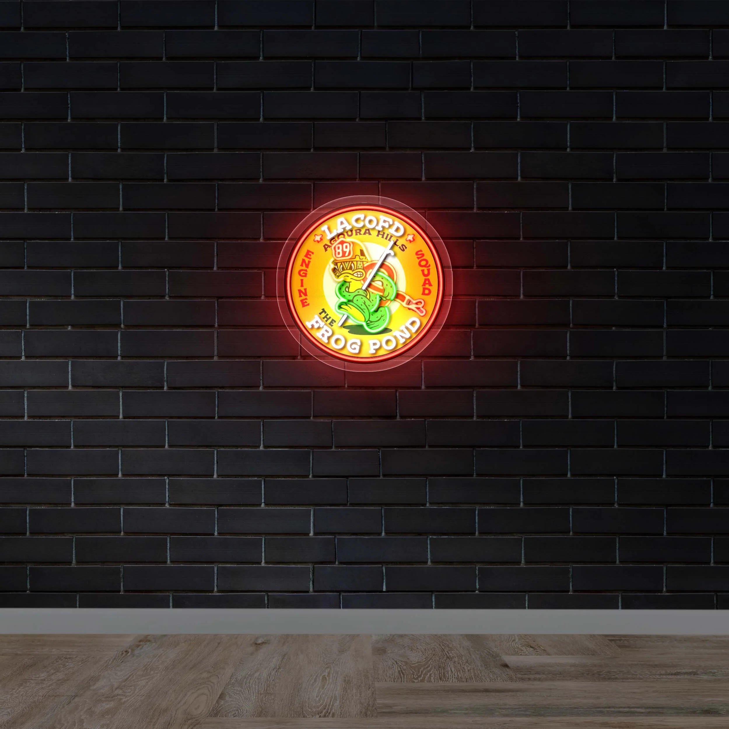 The Frog Pond - Premium Neon Artwork