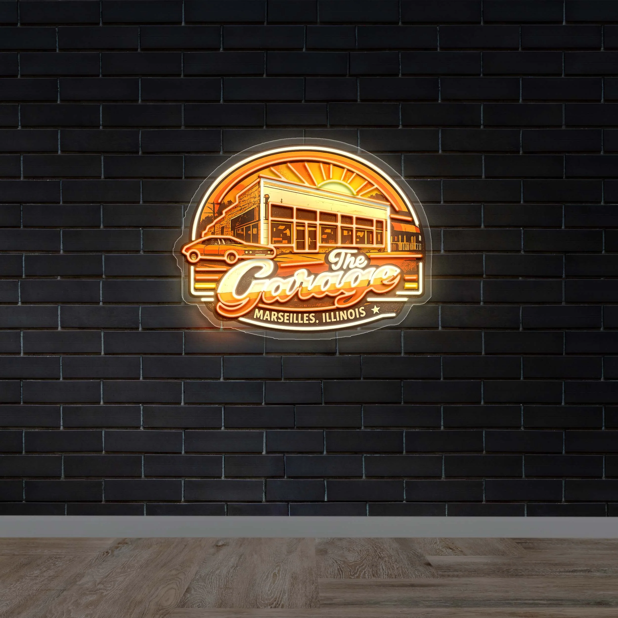 The Garage - Premium Neon Artwork