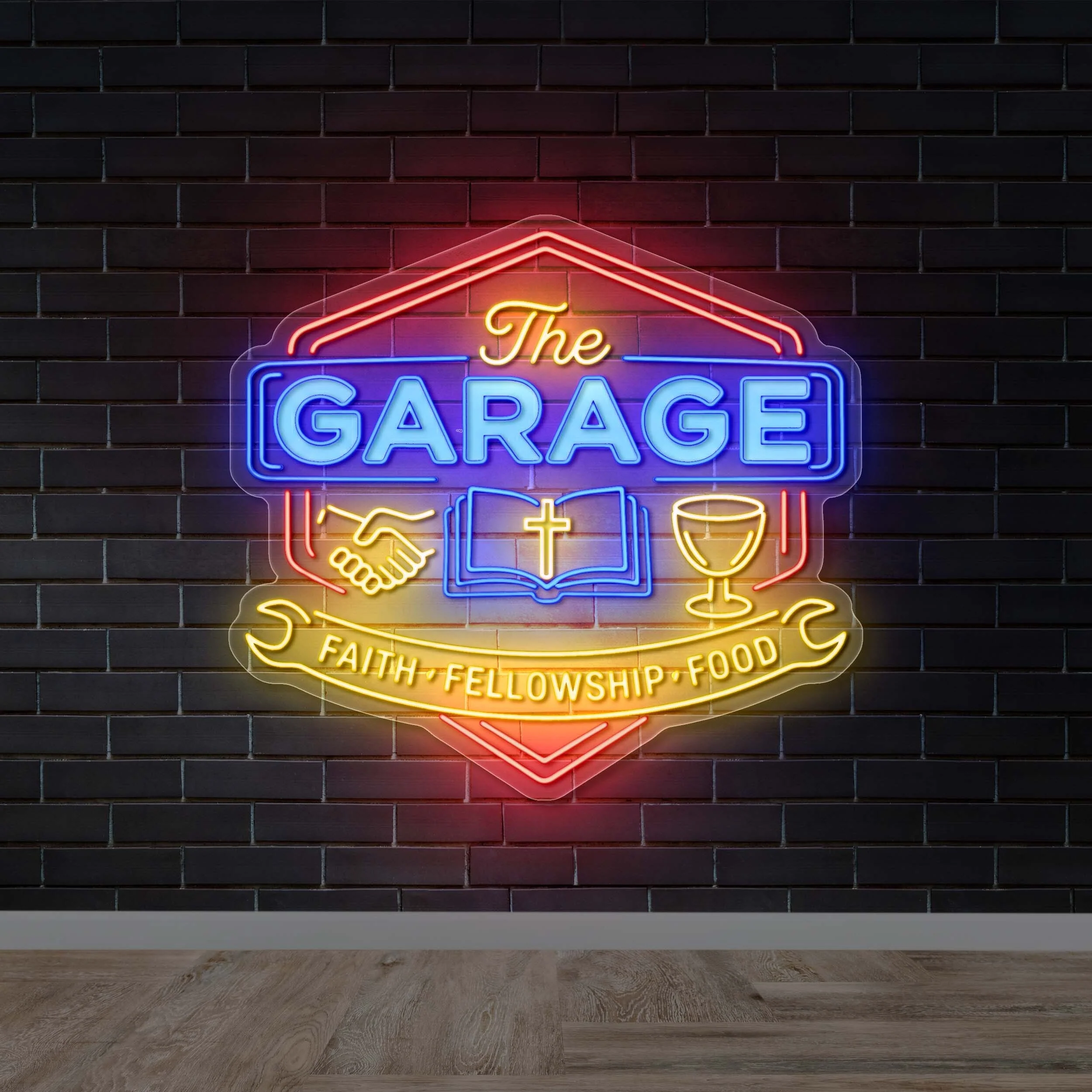 THE GARAGE - Premium Neon Artwork