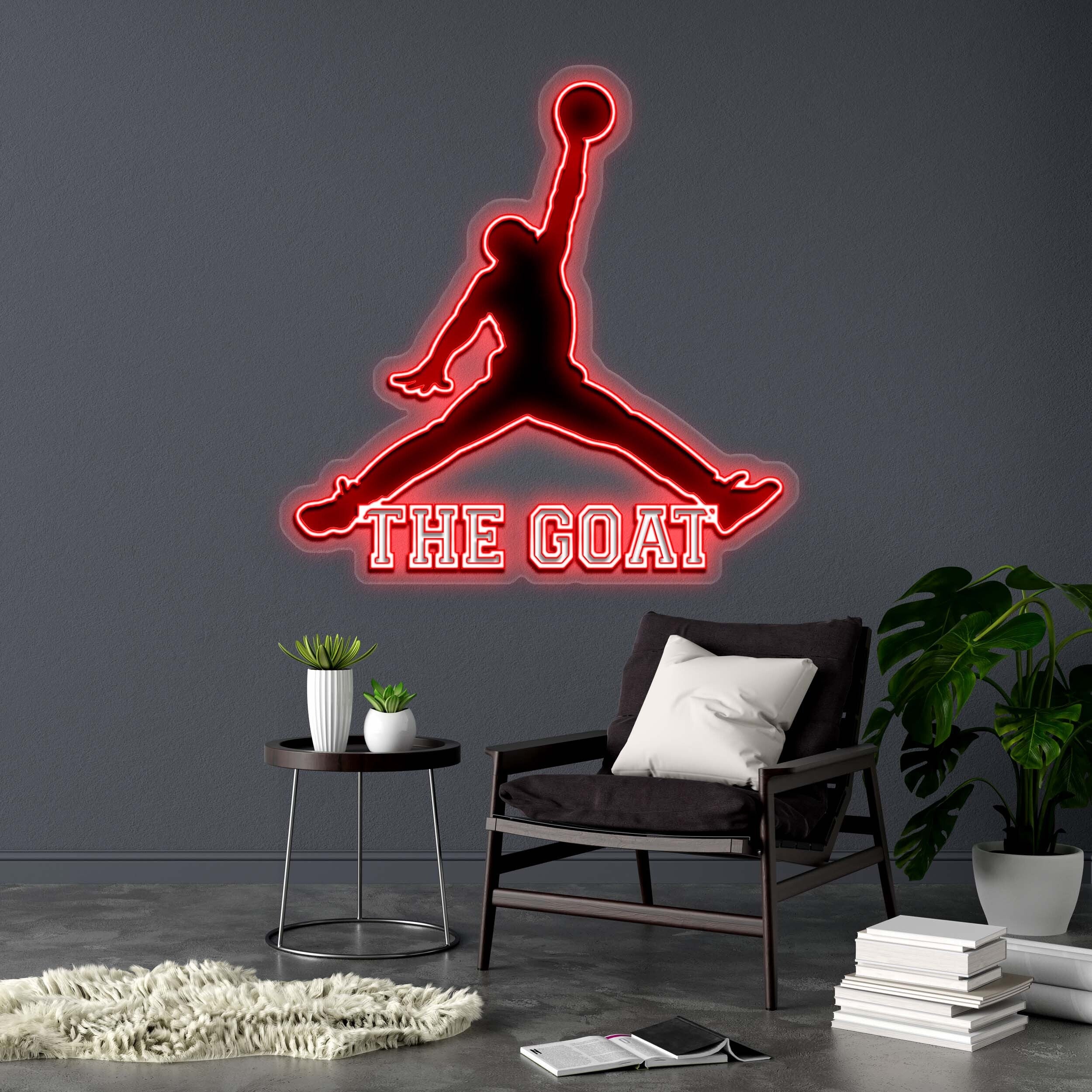 THE GOAT - Premium Neon Artwork