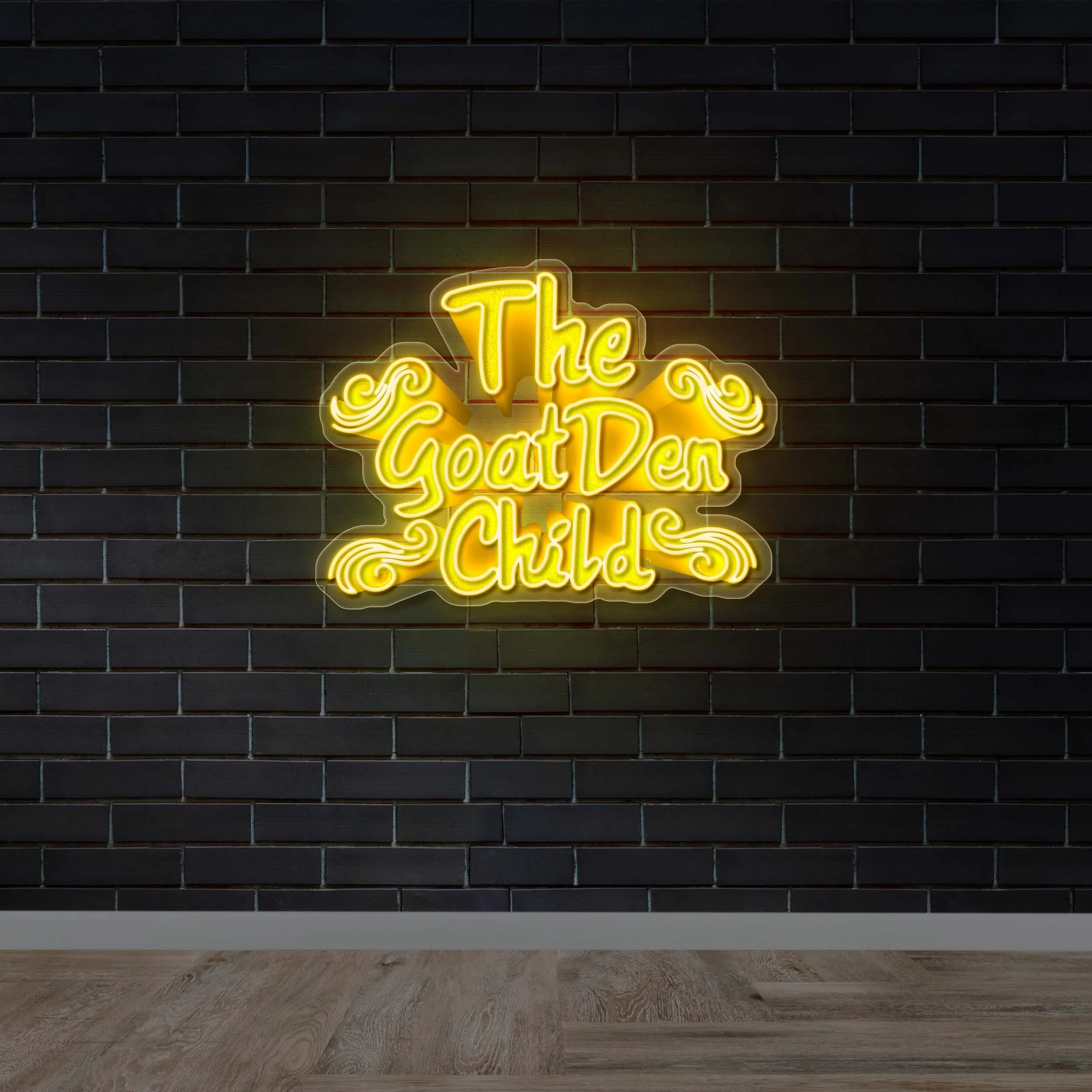 The GOATden Child - Premium Neon Artwork